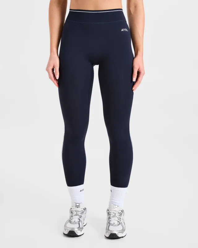 Form Leggings - Muted Navy sold by AYBL