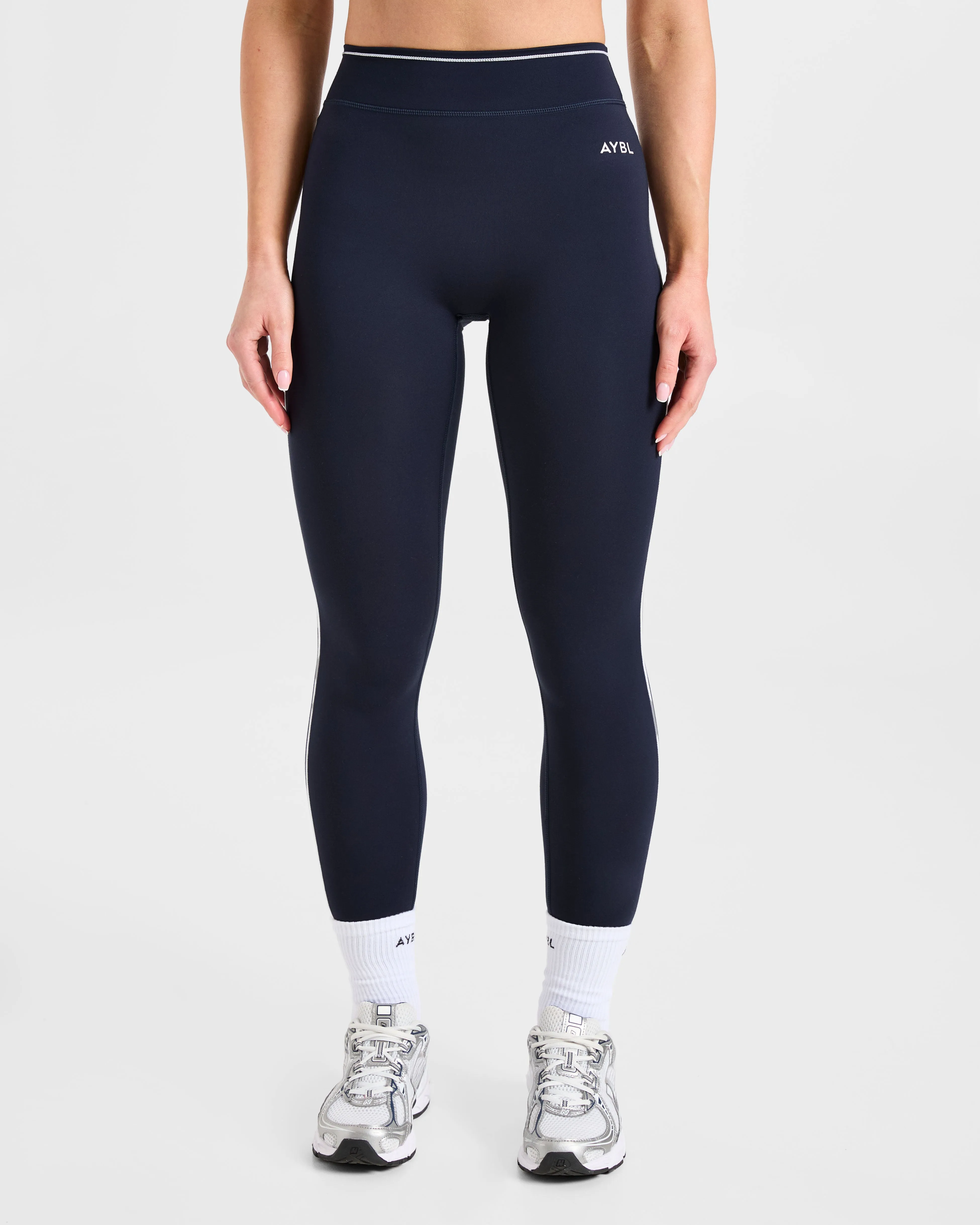 Form Leggings - Muted Navy sold by AYBL