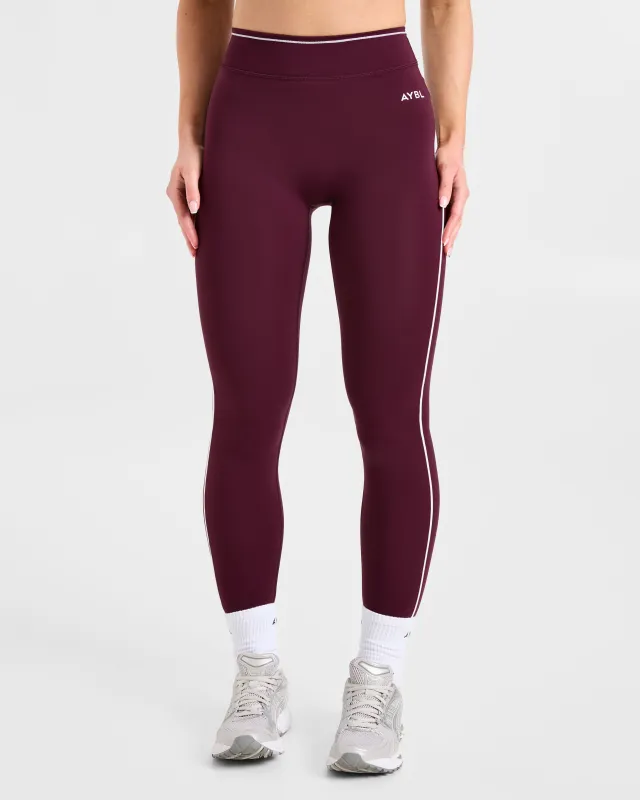 Form Leggings - Deep Mulberry sold by AYBL