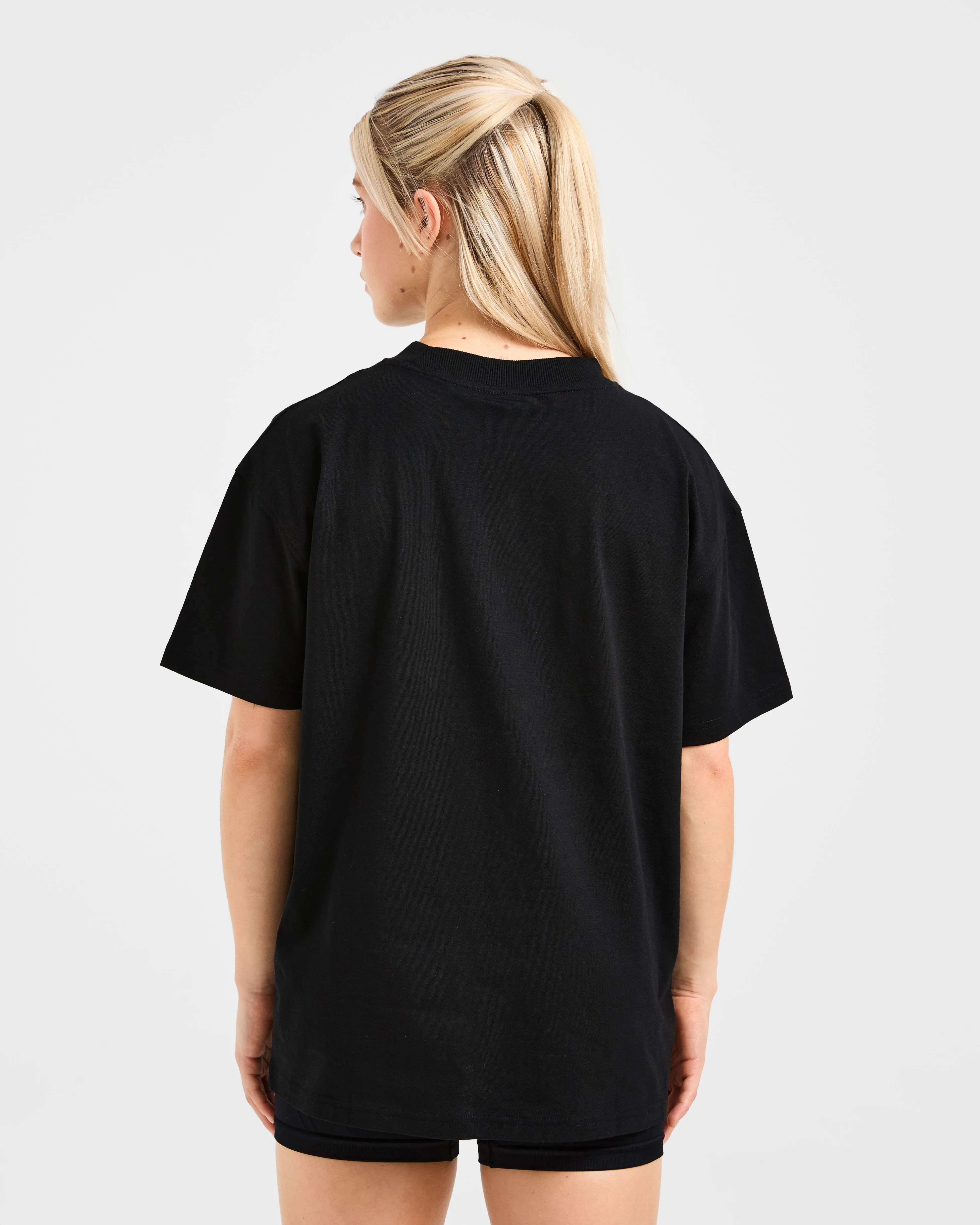 Varsity 2.0 Oversized T Shirt - Black sold by AYBL product image thumbnail 2