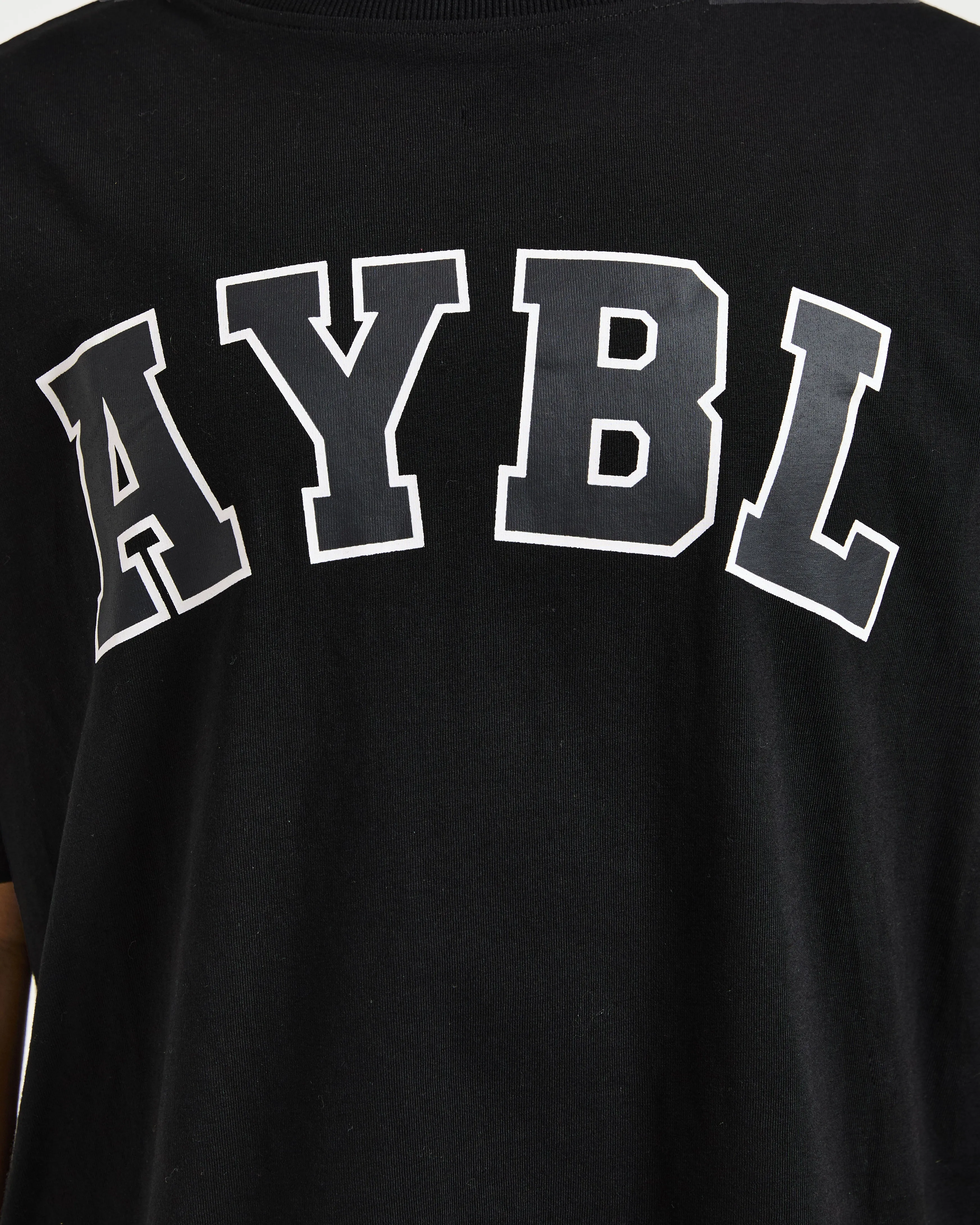 Varsity 2.0 Oversized T Shirt - Black sold by AYBL product image thumbnail 5