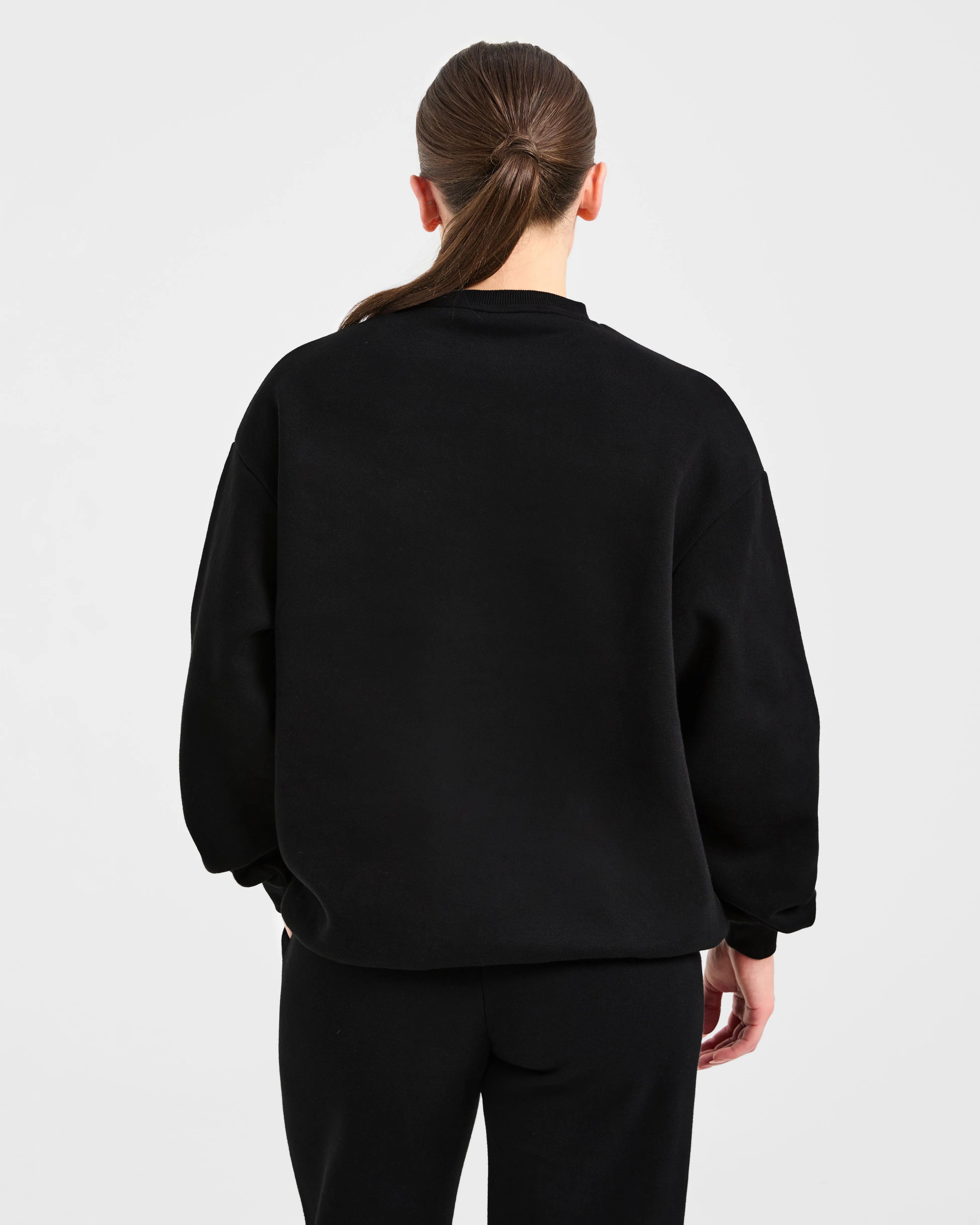 Varsity 2.0 Oversized Sweatshirt - Black sold by AYBL product image thumbnail 2