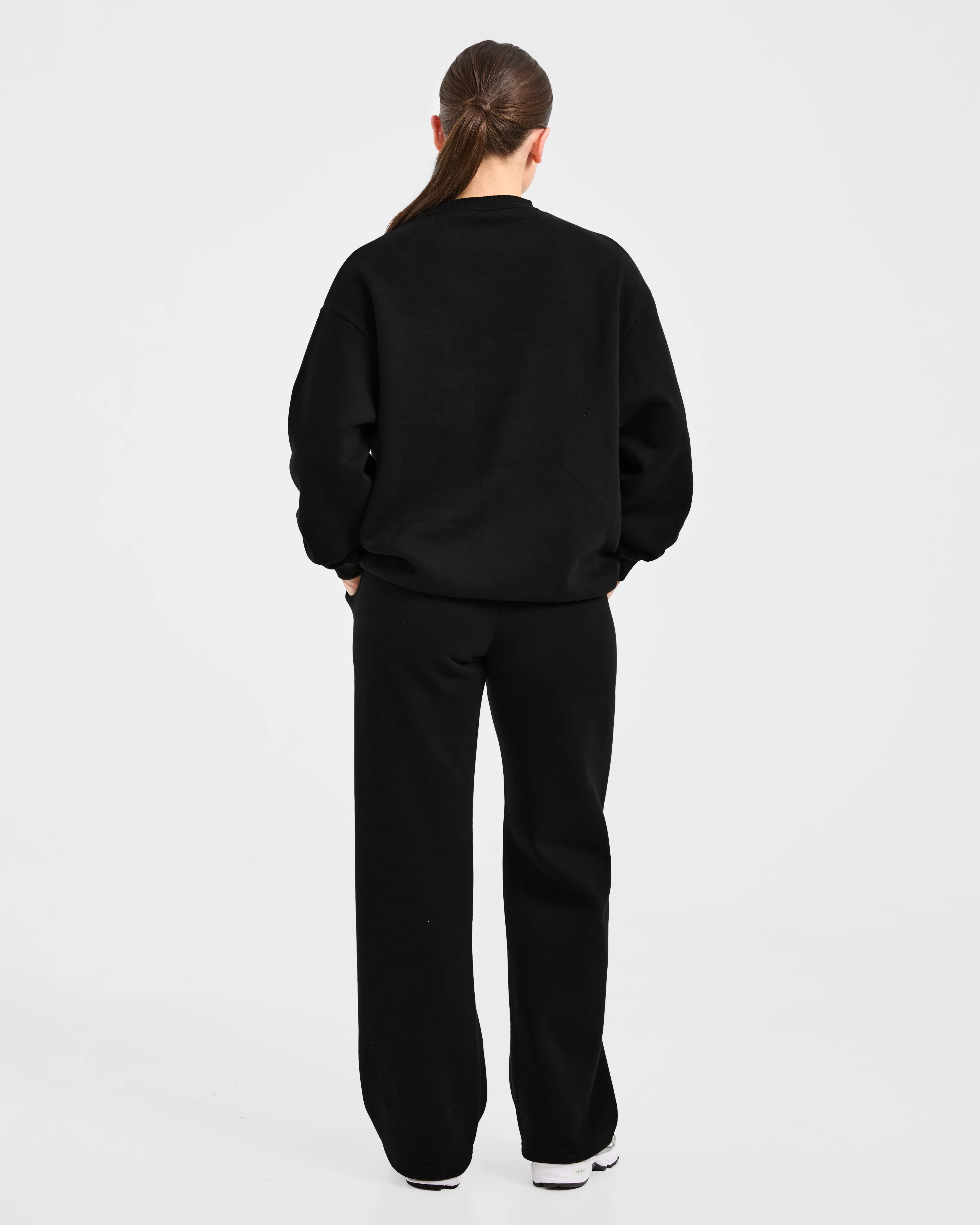 Varsity 2.0 Oversized Sweatshirt - Black sold by AYBL product image thumbnail 4