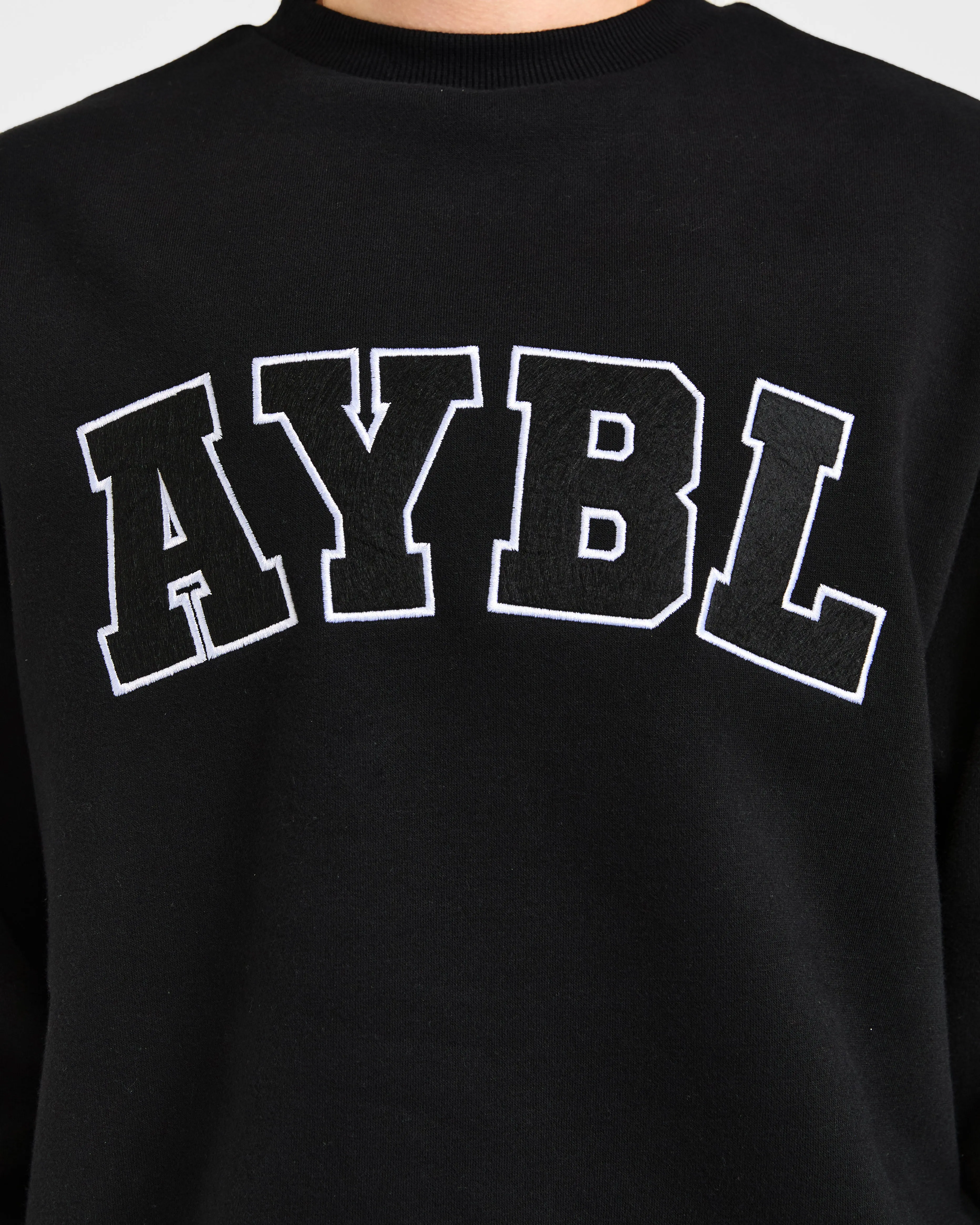 Varsity 2.0 Oversized Sweatshirt - Black sold by AYBL product image thumbnail 5