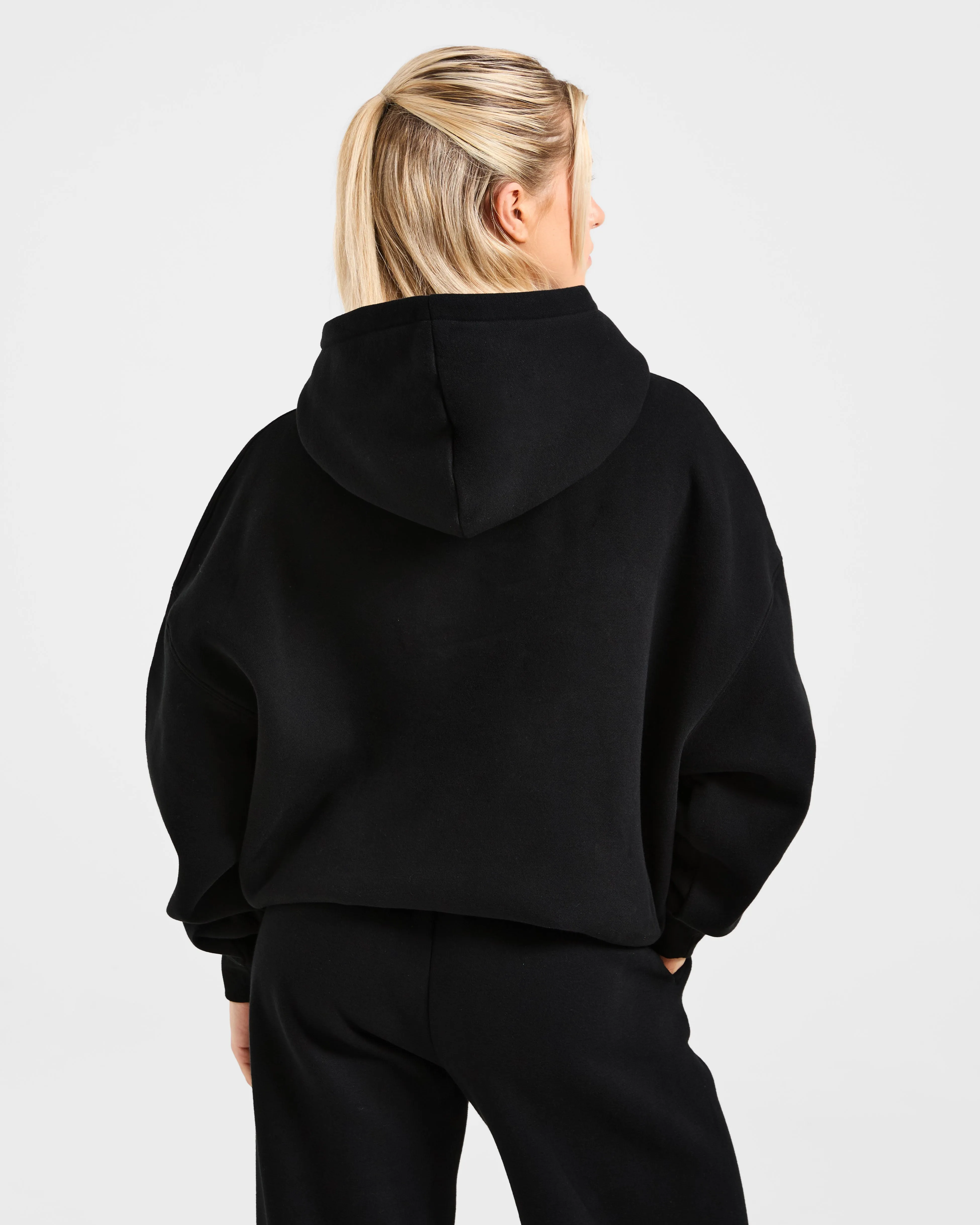 Varsity 2.0 Oversized Hoodie - Black sold by AYBL product image thumbnail 2