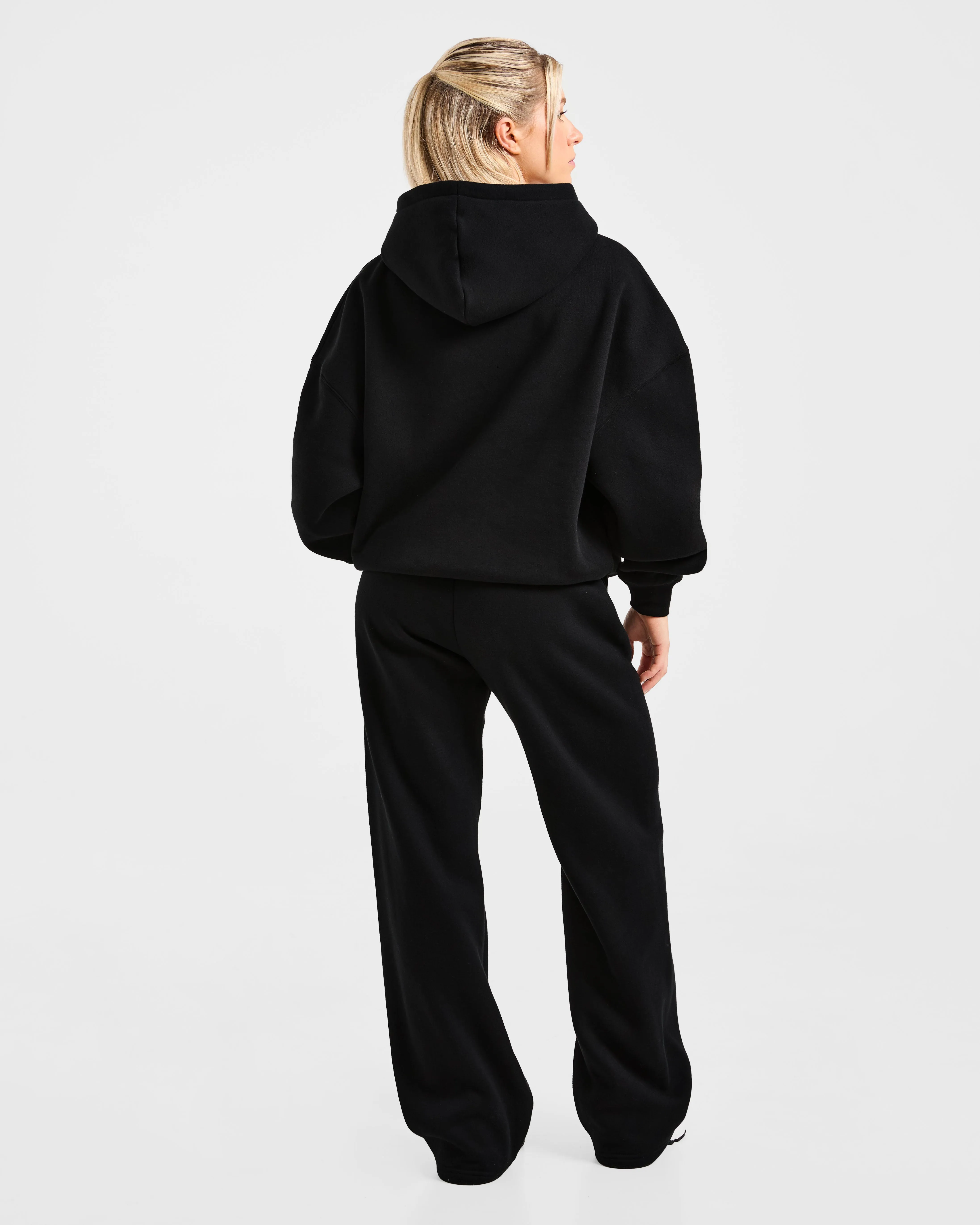 Varsity 2.0 Oversized Hoodie - Black sold by AYBL product image thumbnail 4