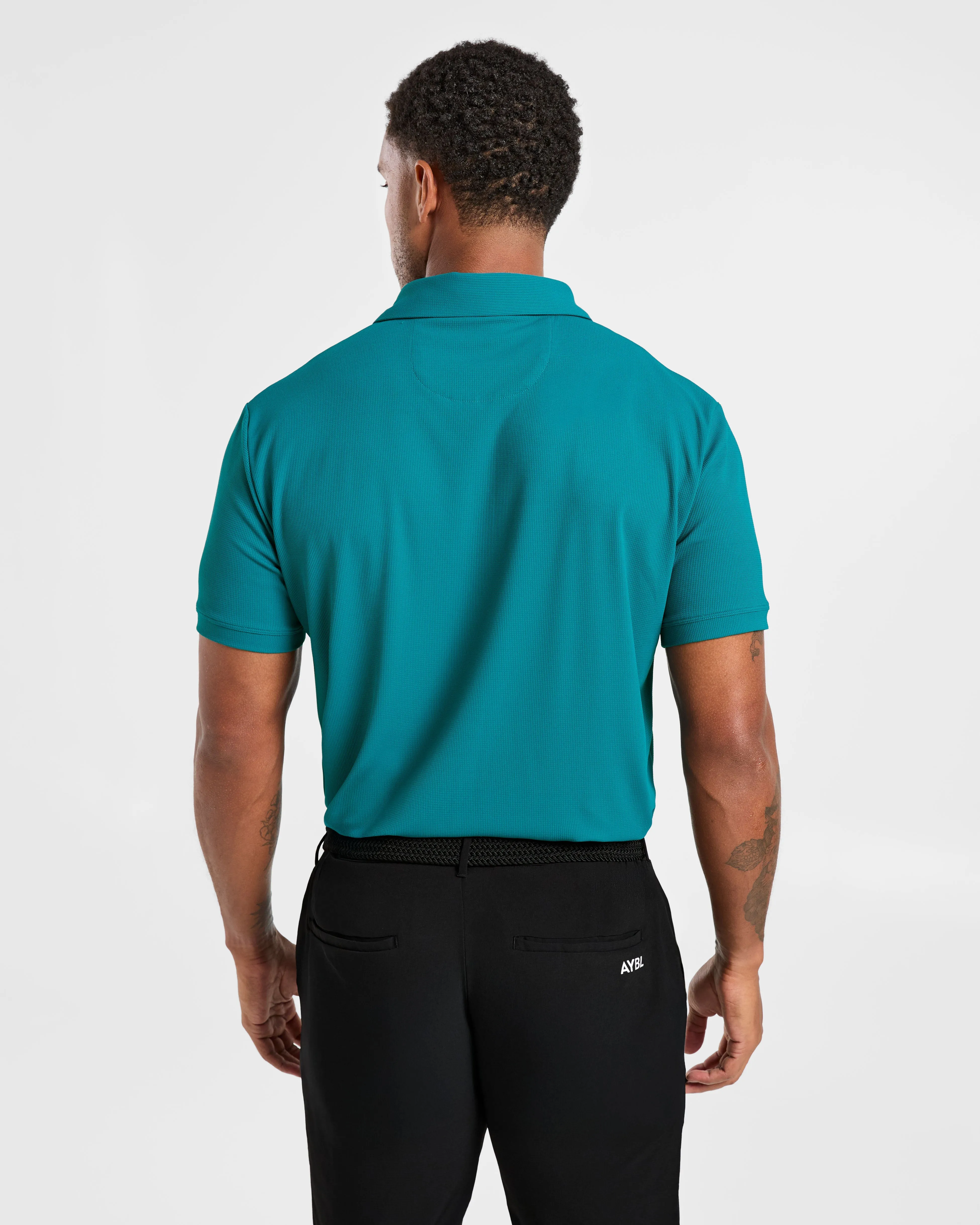 Precision Polo - Teal sold by AYBL product image thumbnail 2
