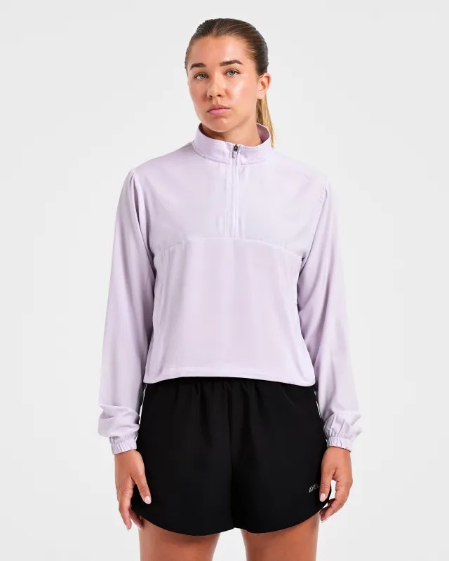 Run 1/2 Zip Jacket - Ice Lilac sold by AYBL