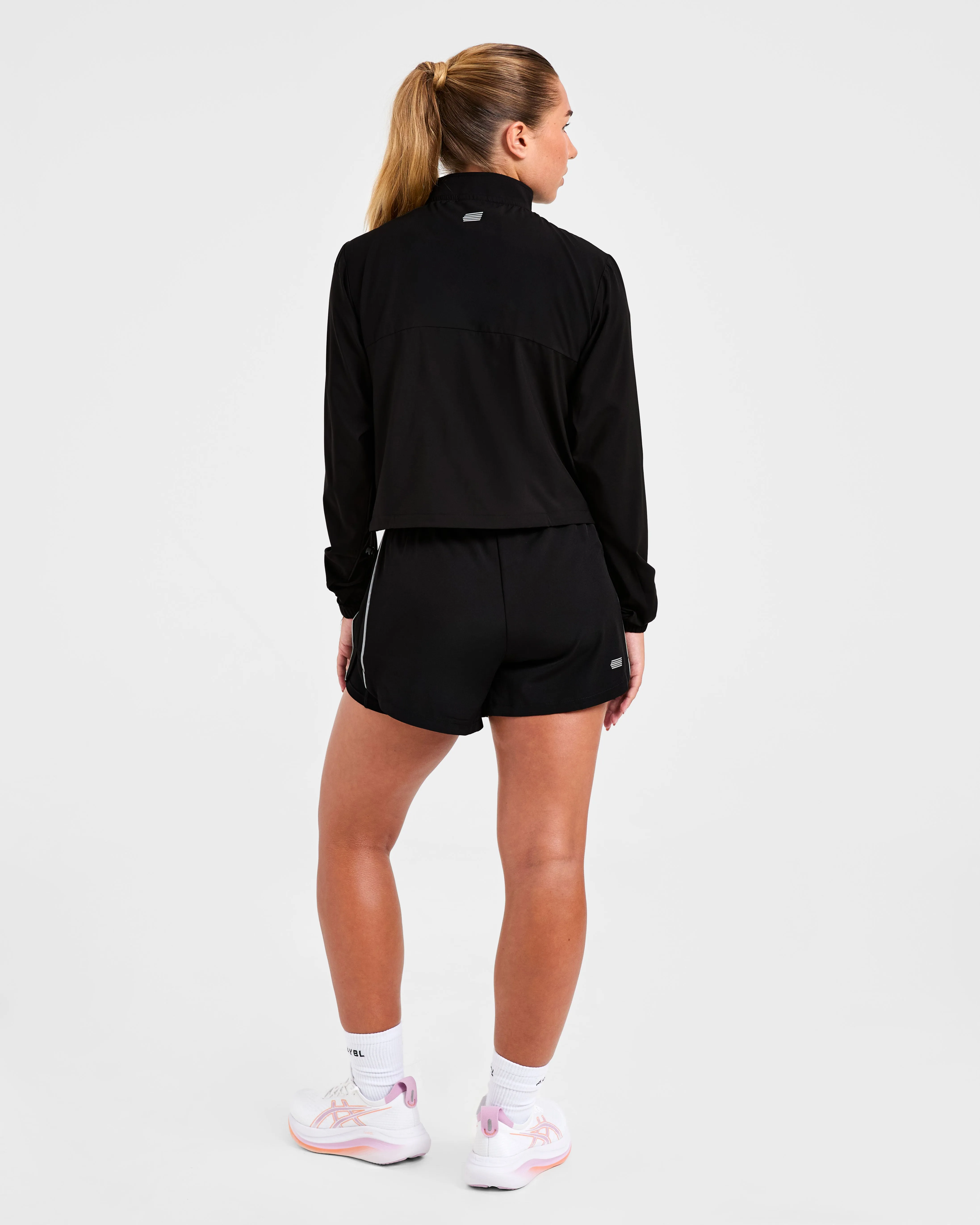 Run 1/2 Zip Jacket - Black sold by AYBL product image thumbnail 4