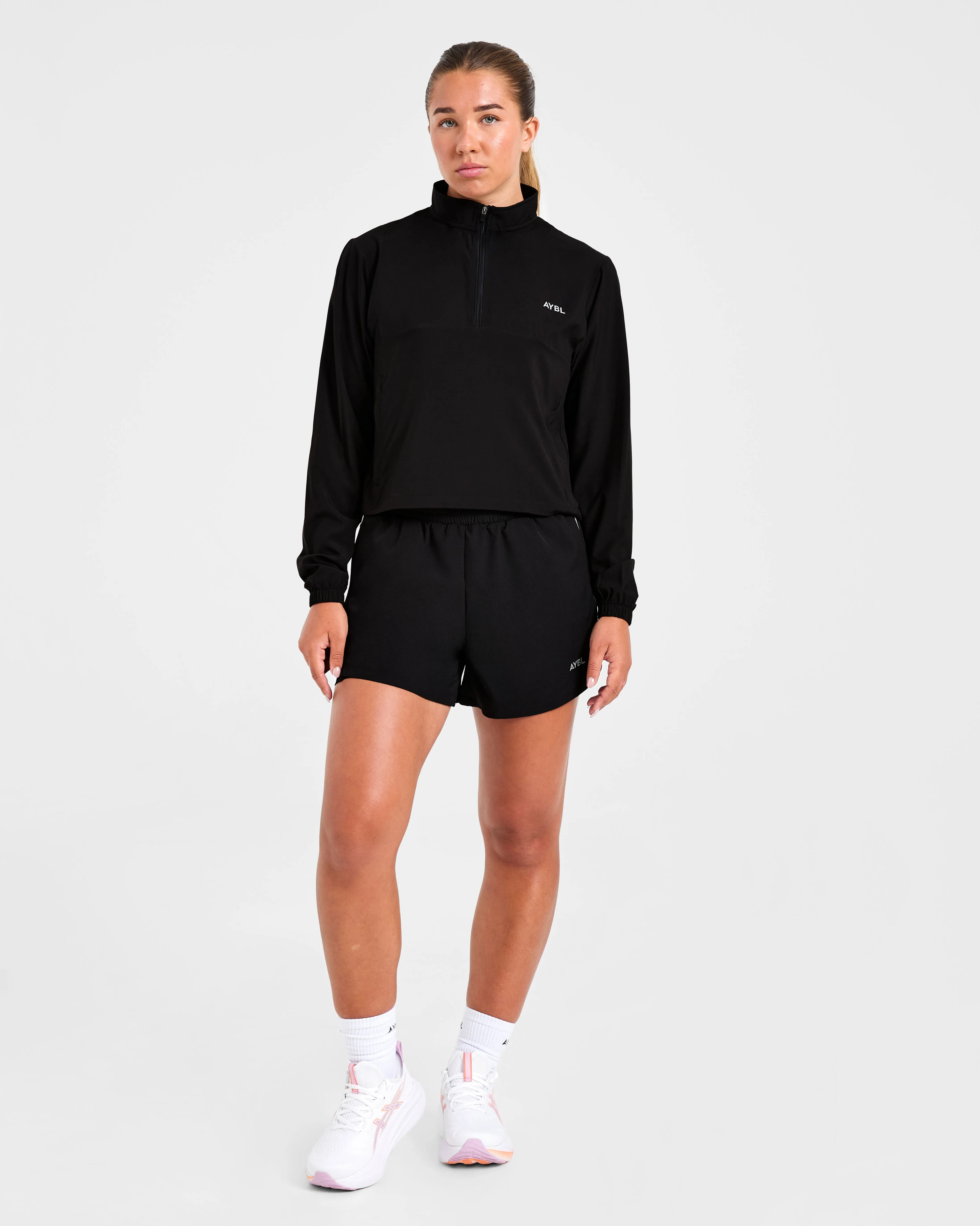 Run 1/2 Zip Jacket - Black sold by AYBL product image thumbnail 3