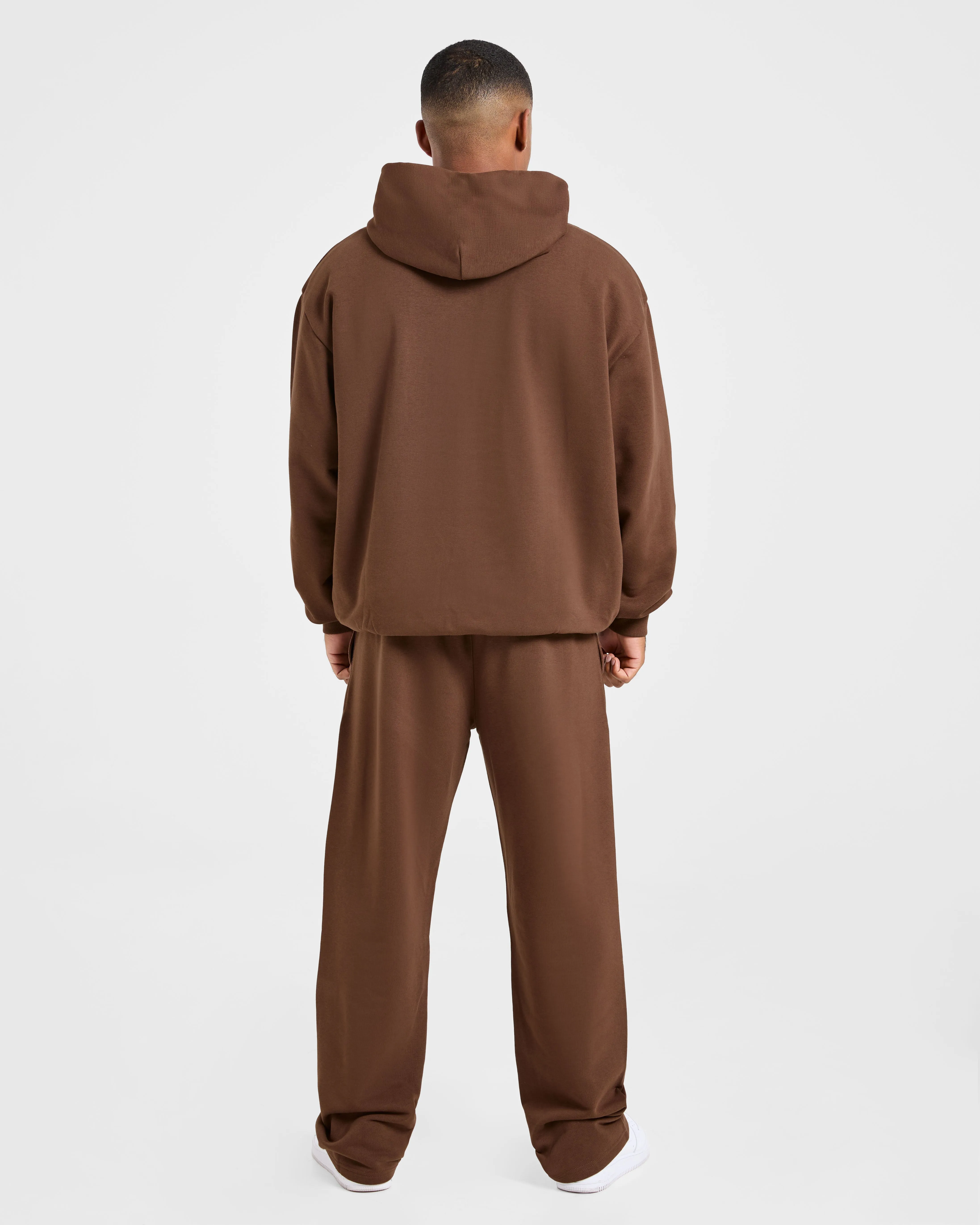 Craft Oversized Straight Leg Joggers - Brown sold by AYBL product image thumbnail 4