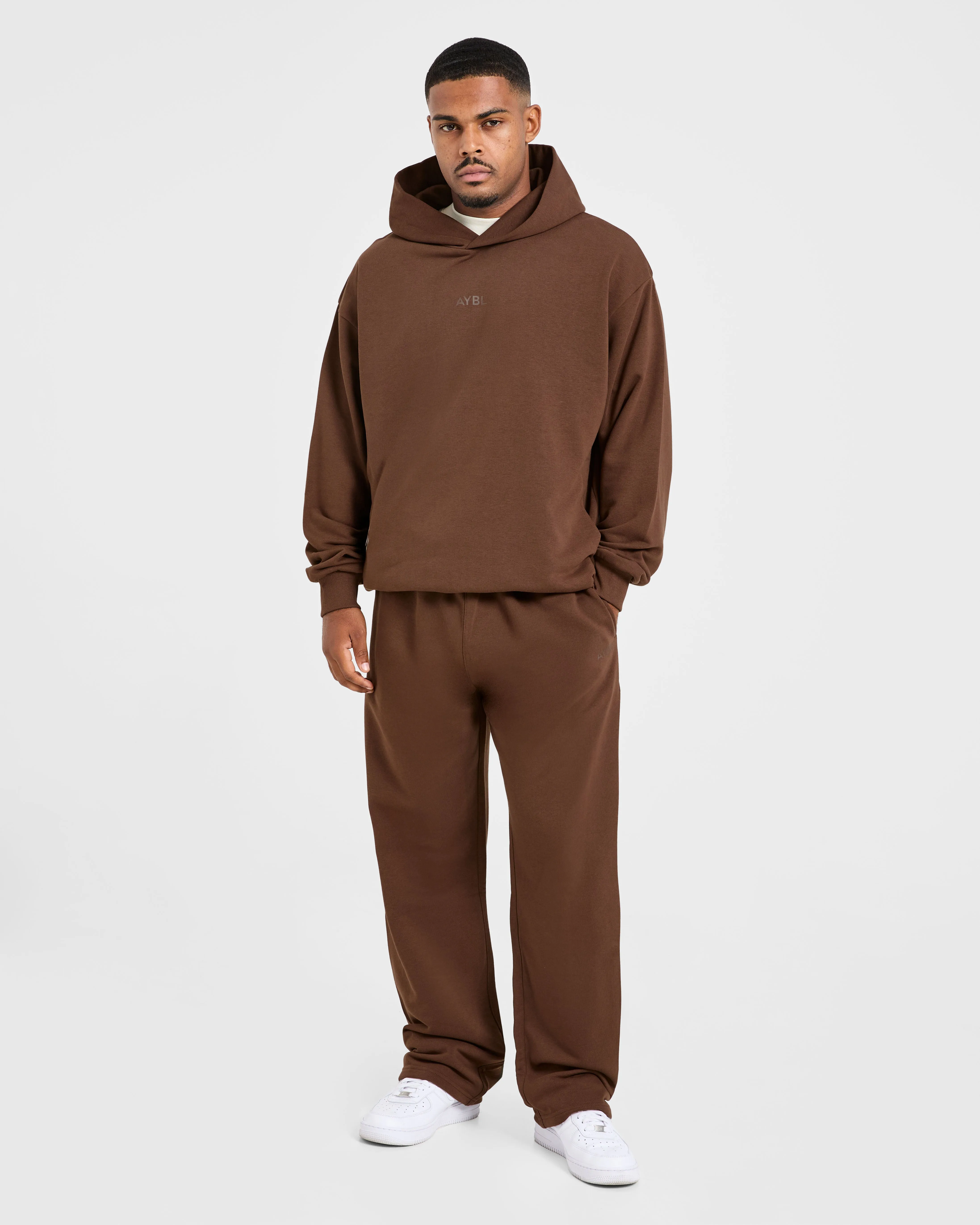 Craft Oversized Straight Leg Joggers - Brown sold by AYBL product image thumbnail 3