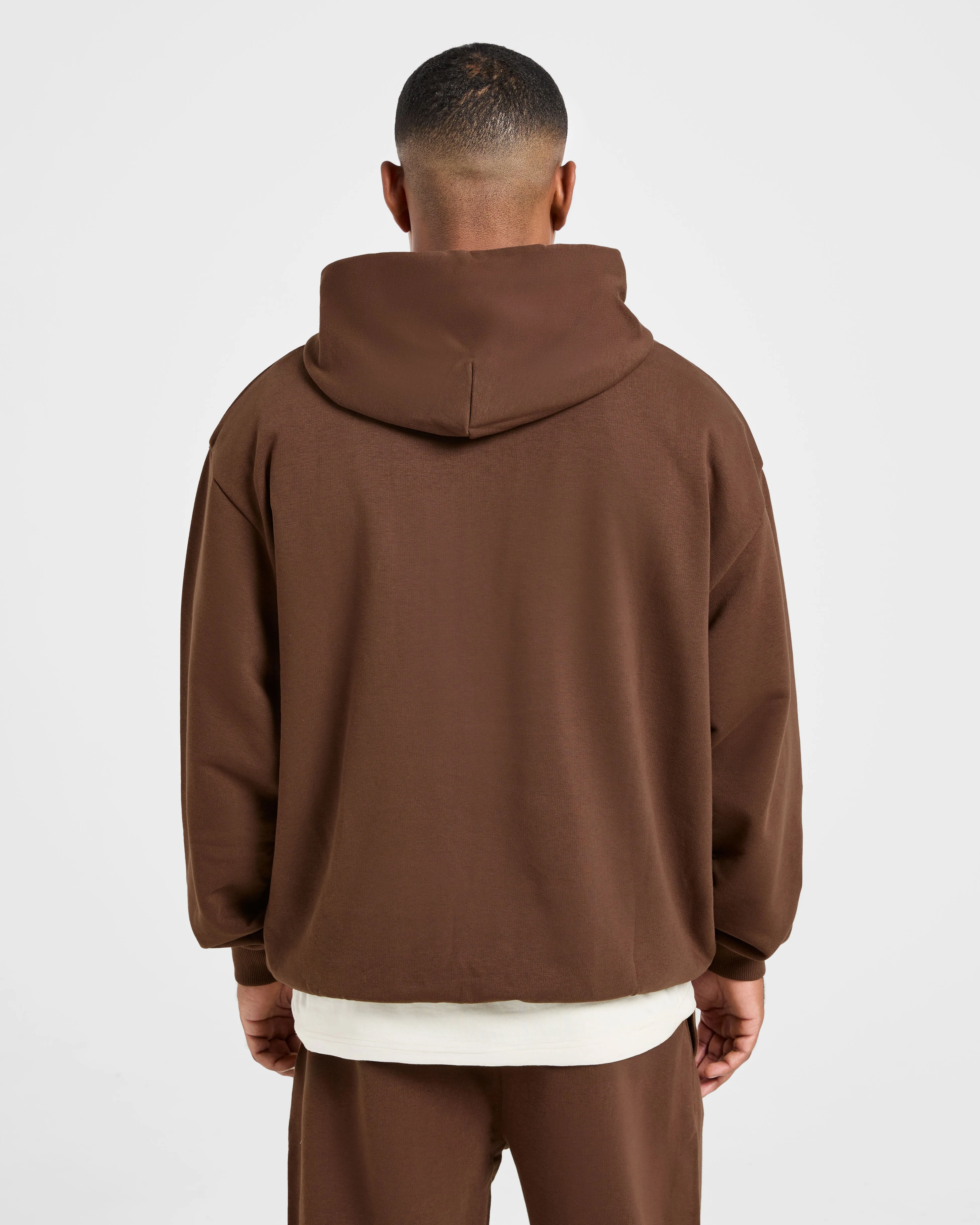 Craft Oversized Hoodie - Brown sold by AYBL product image thumbnail 2