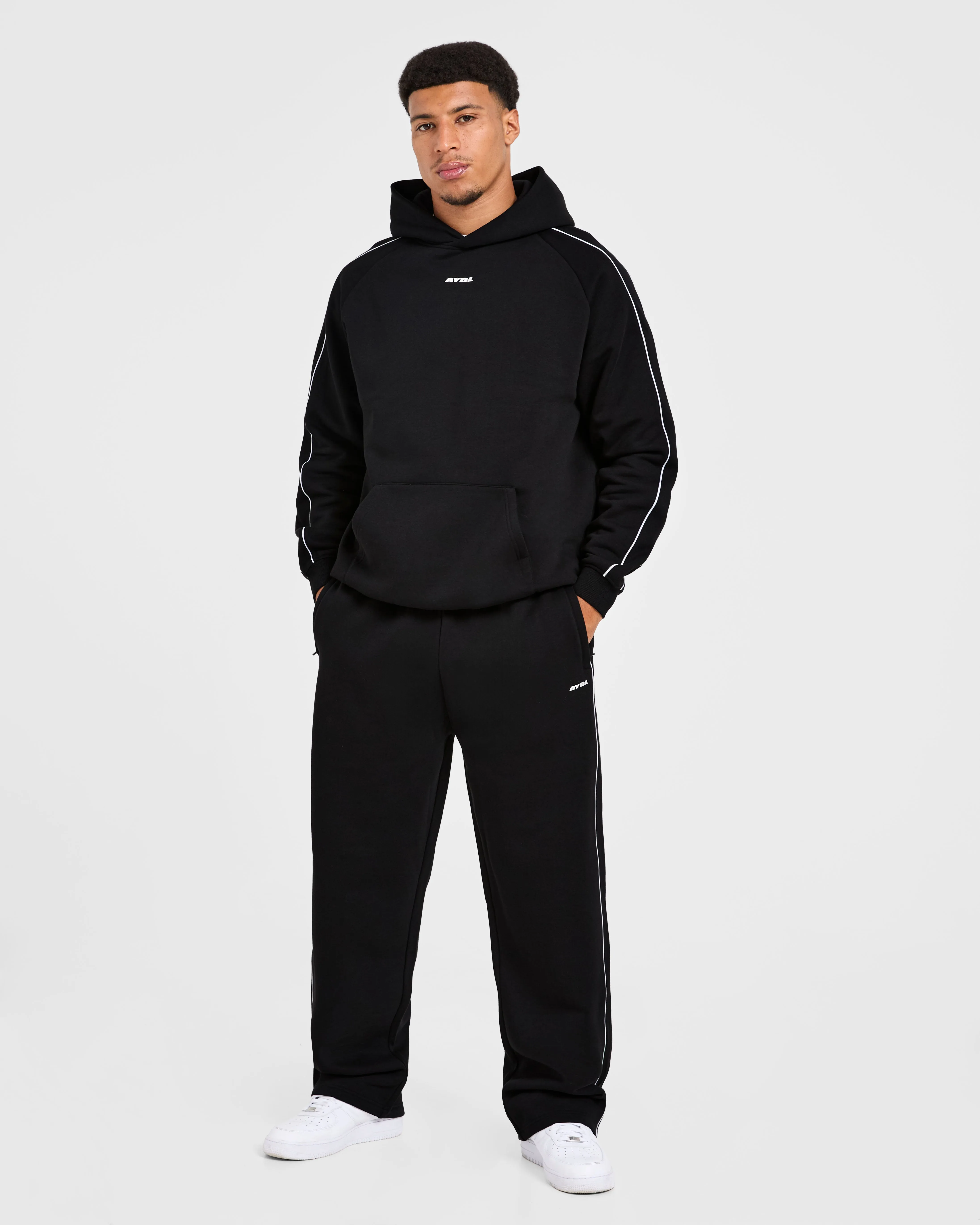 Restore Oversized Straight Leg Joggers - Black sold by AYBL product image thumbnail 3