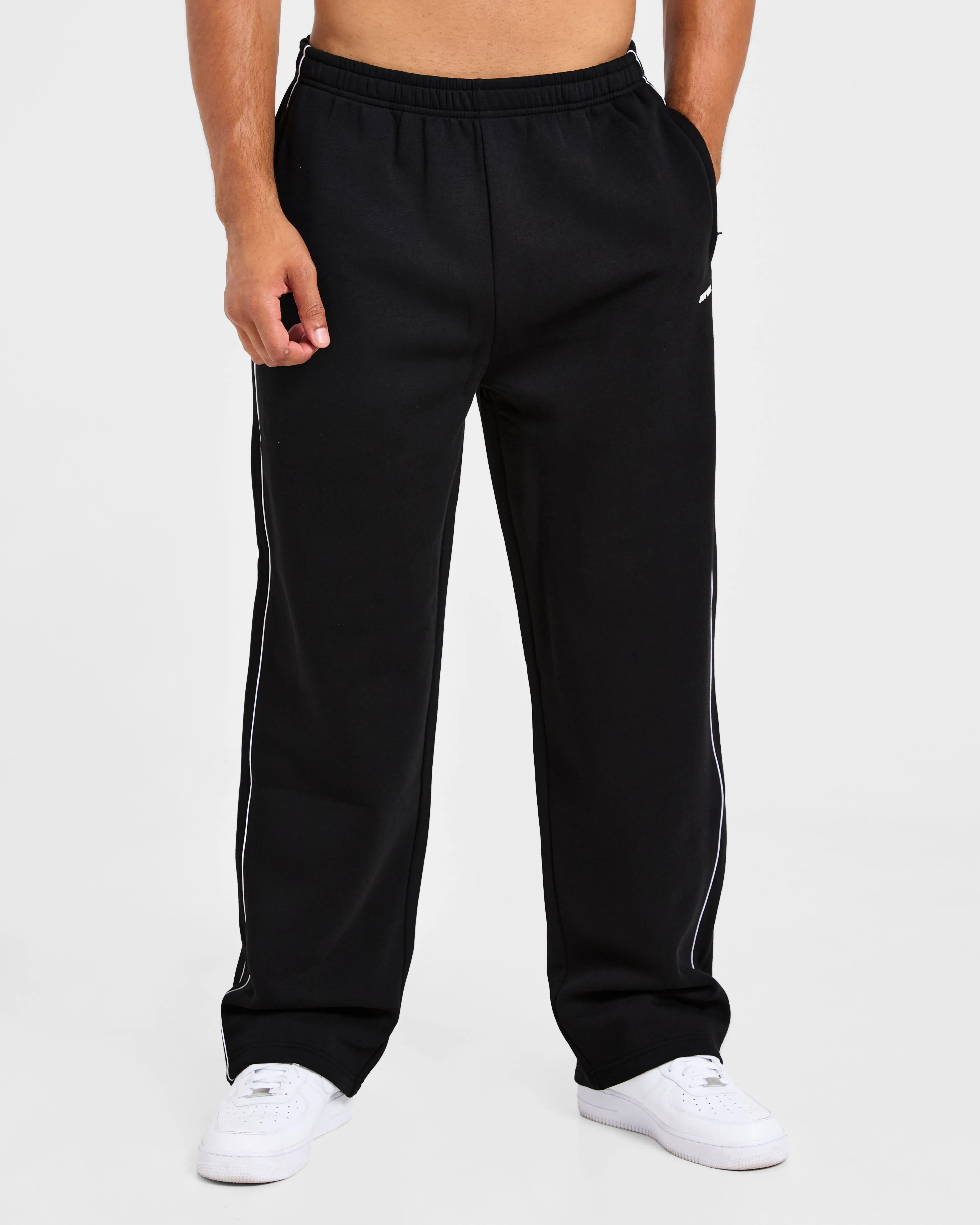 Restore Oversized Straight Leg Joggers - Black sold by AYBL