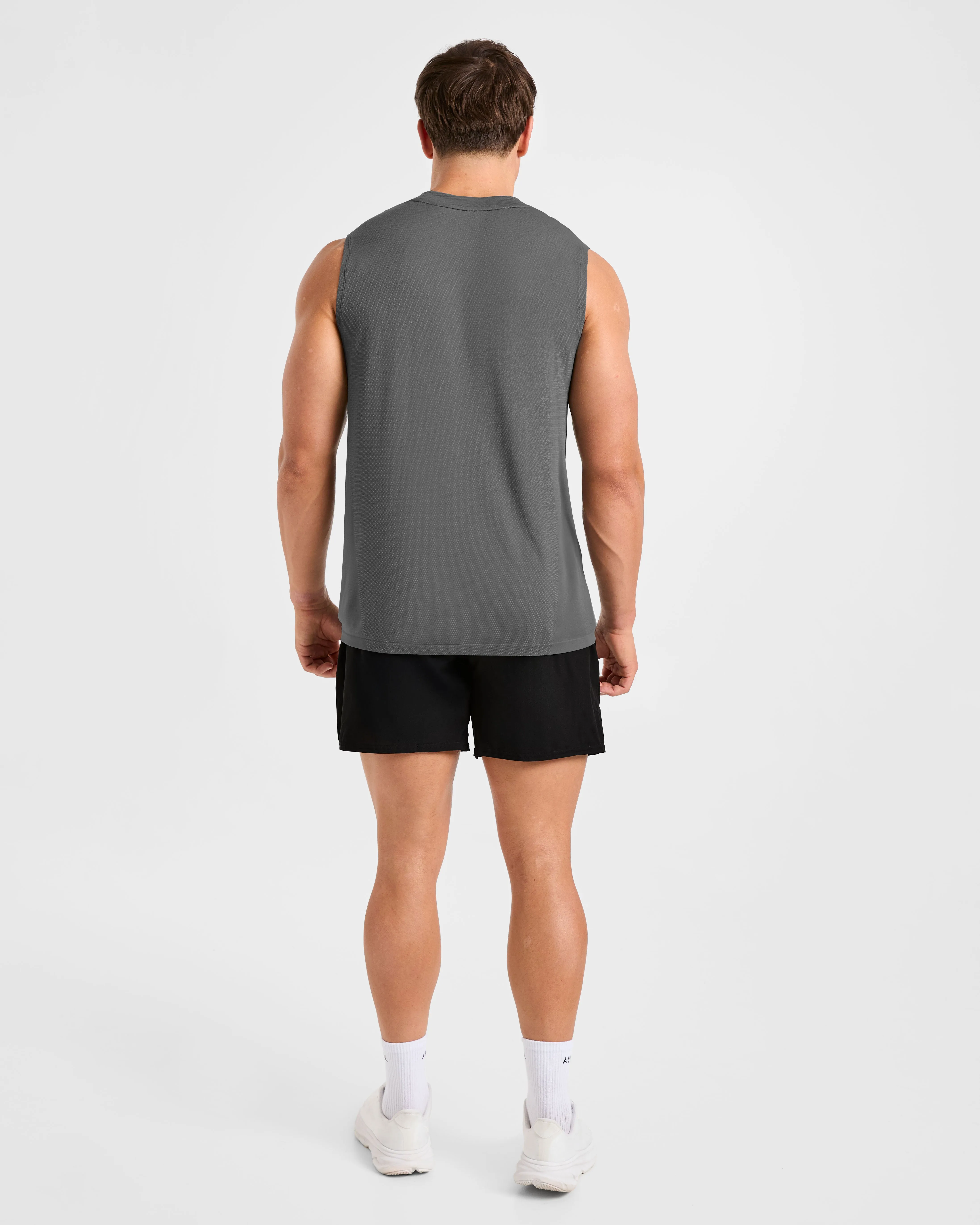 Attain Seamless Vest - Storm Grey sold by AYBL product image thumbnail 4