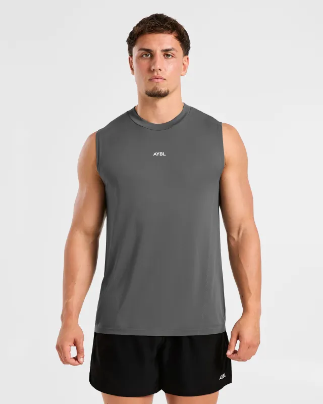 Attain Seamless Vest - Storm Grey sold by AYBL