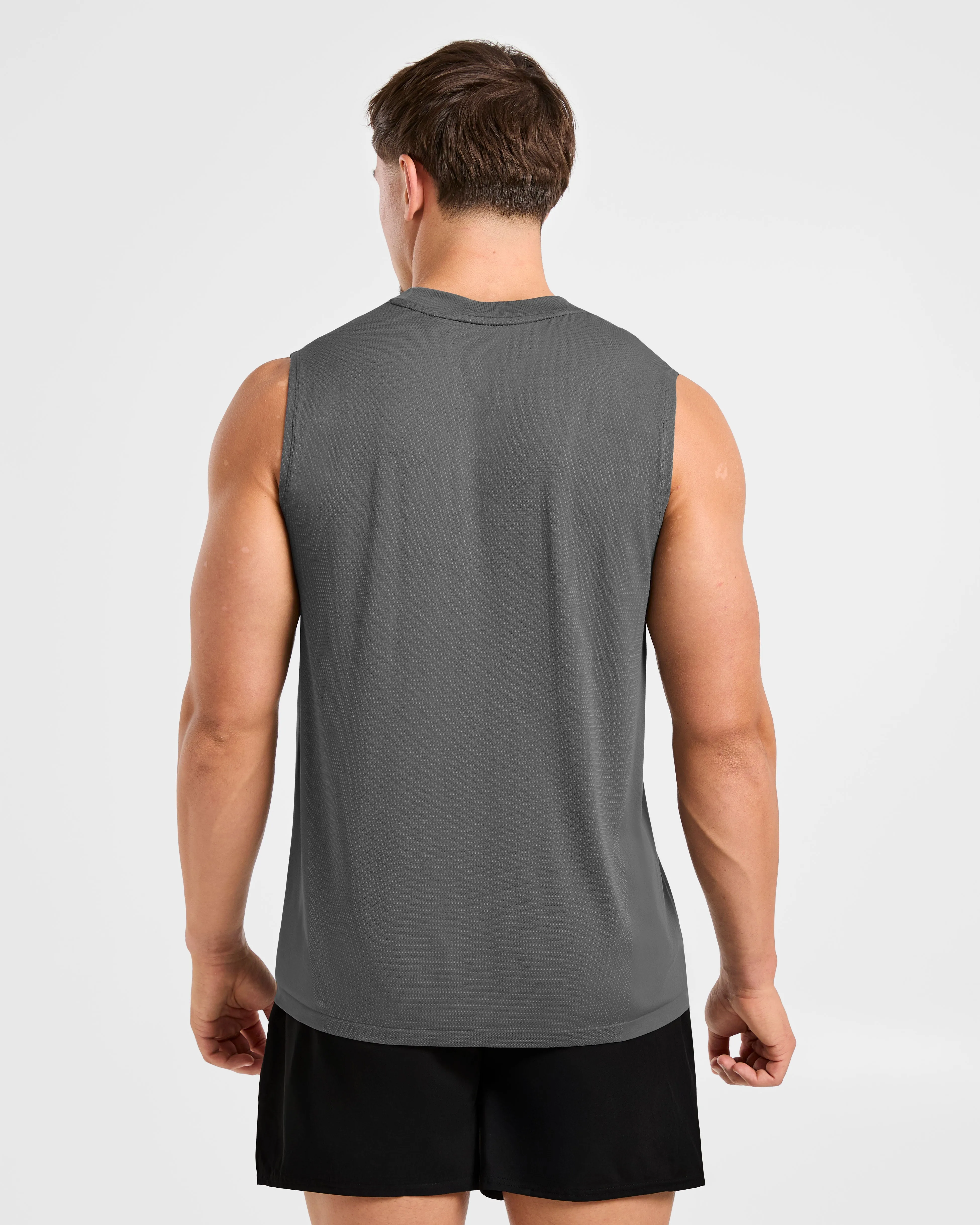 Attain Seamless Vest - Storm Grey sold by AYBL product image thumbnail 2