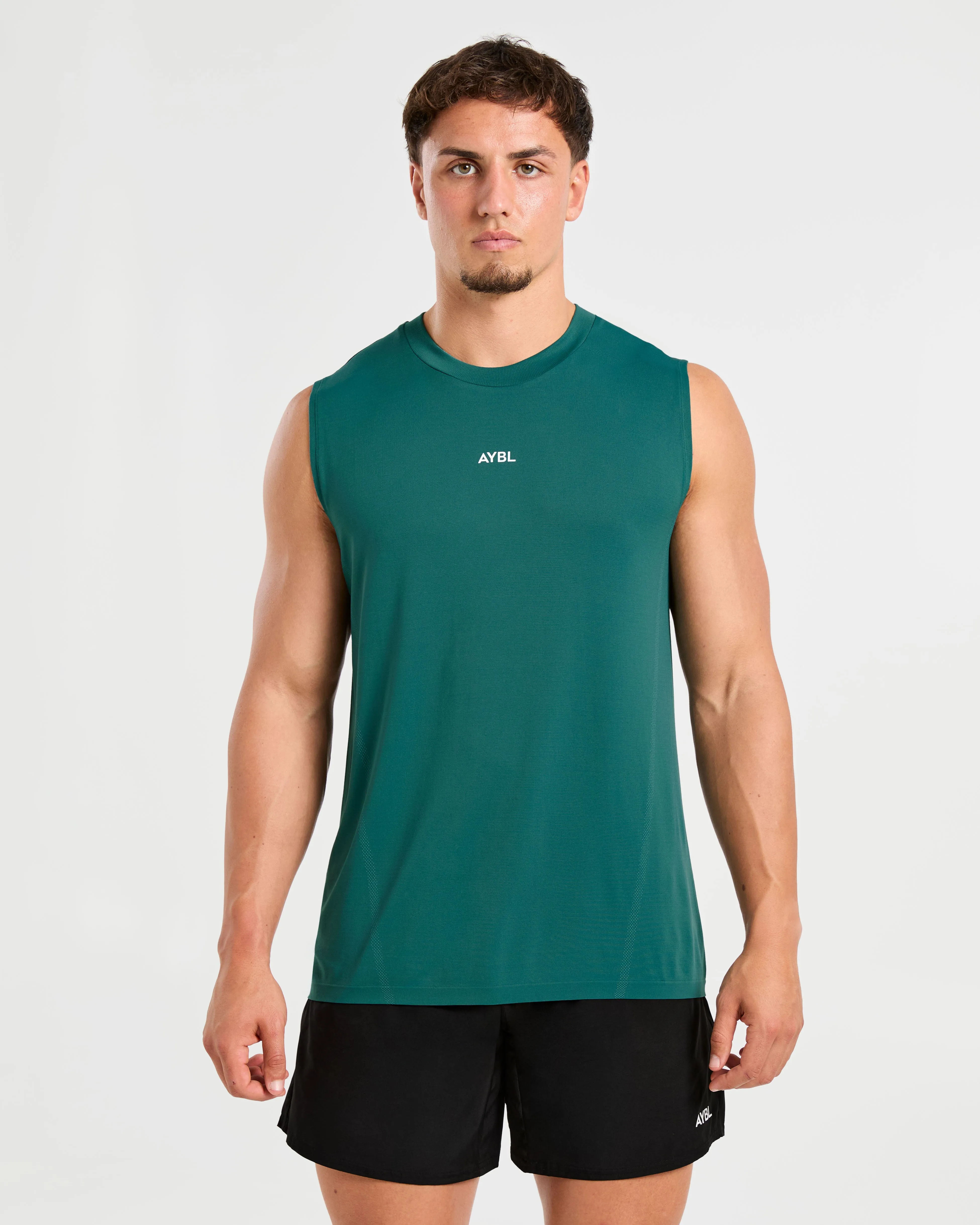 Attain Seamless Vest - Pine Forest sold by AYBL