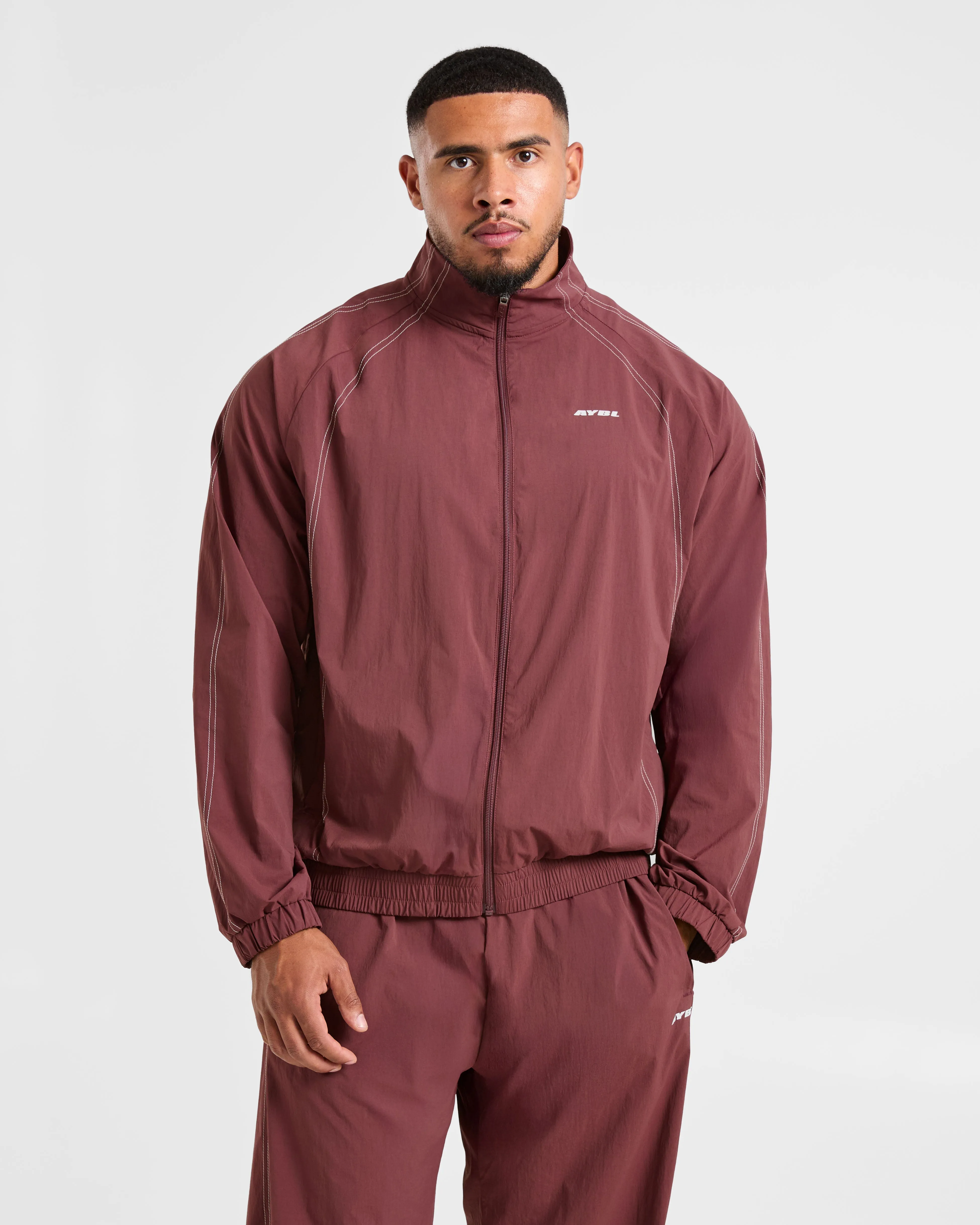 Restore Track Jacket - Paver Red sold by AYBL