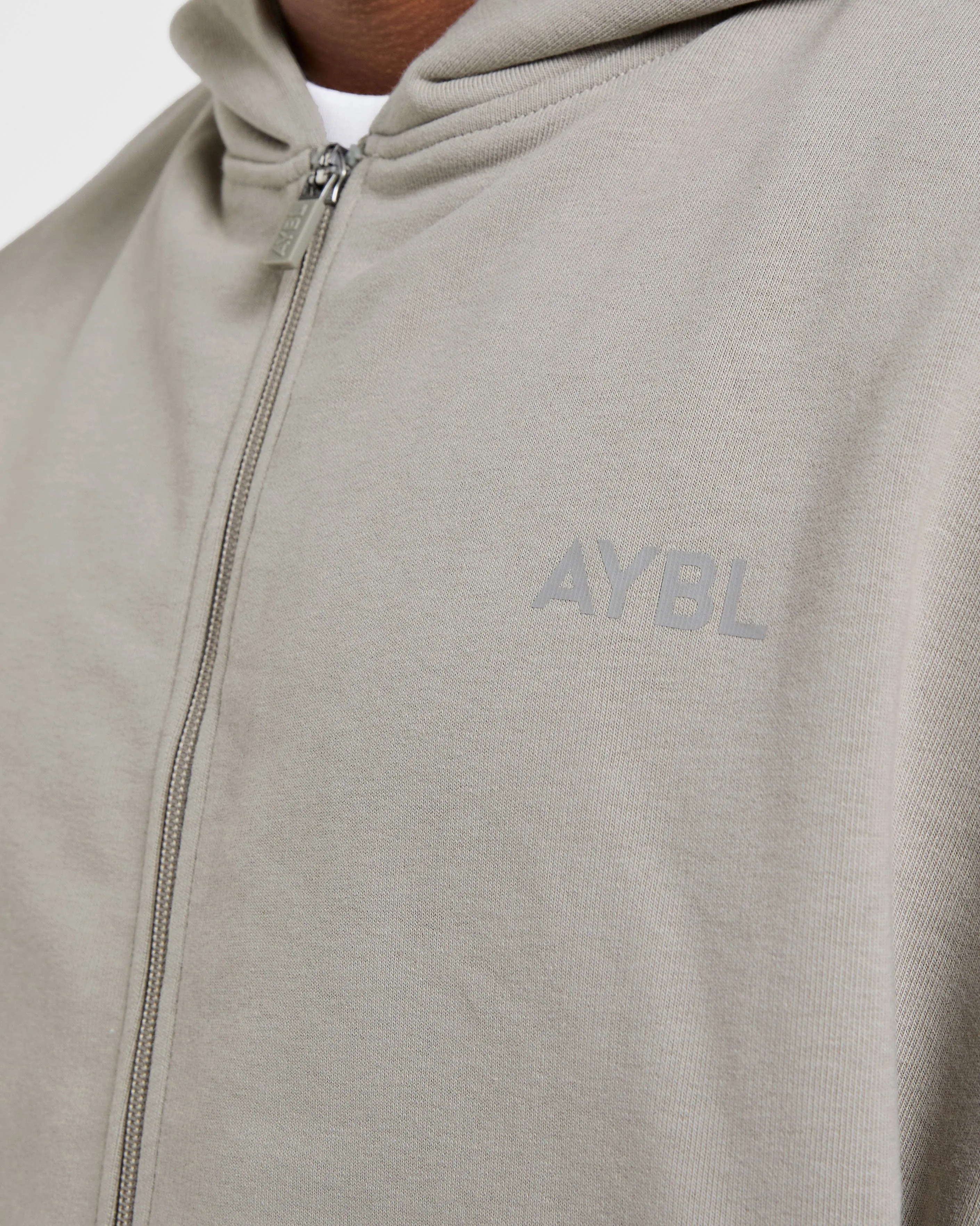 Craft Oversized Zip Up Hoodie - Misty sold by AYBL product image thumbnail 5
