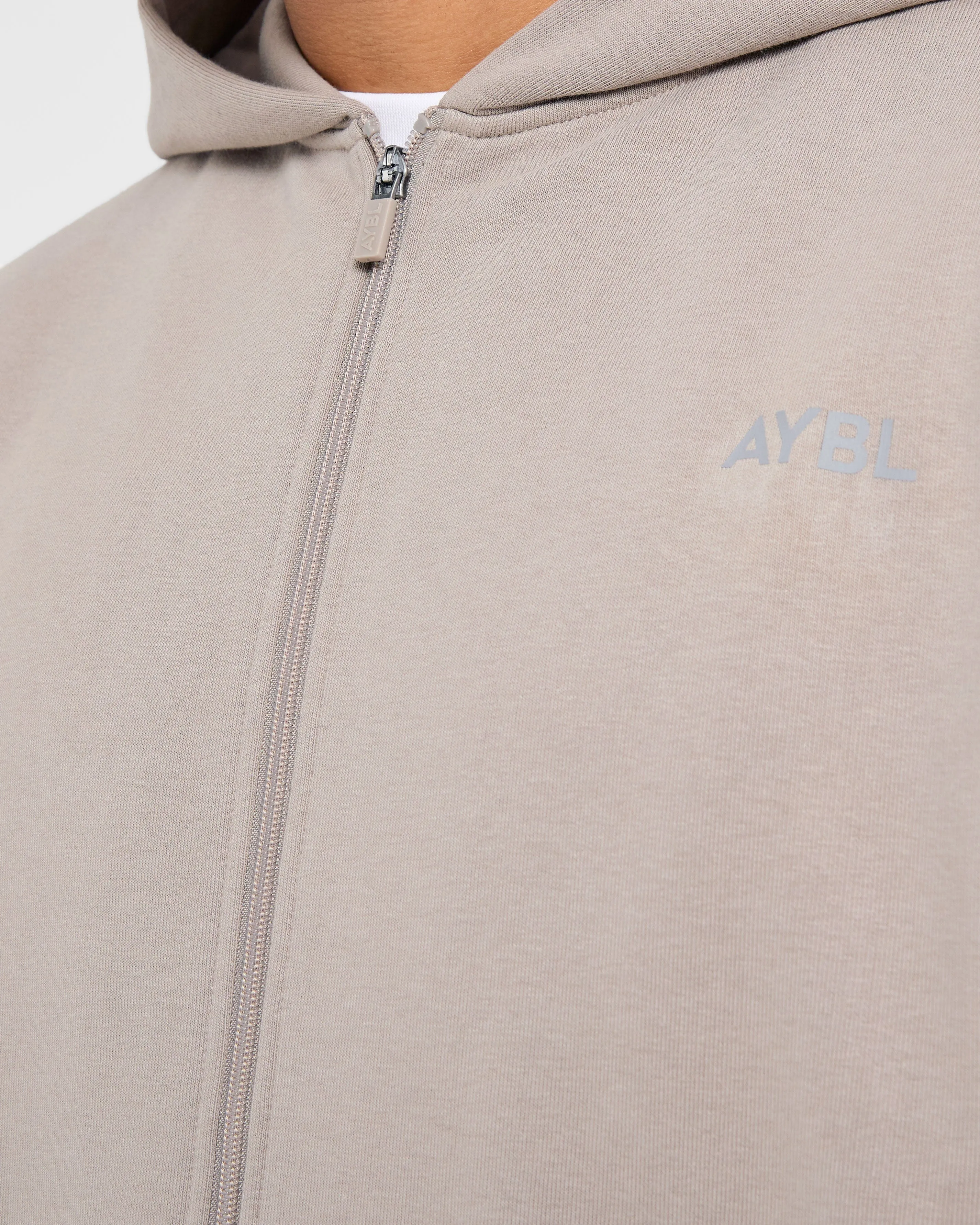 Craft Oversized Zip Up Hoodie - Fog sold by AYBL product image thumbnail 5
