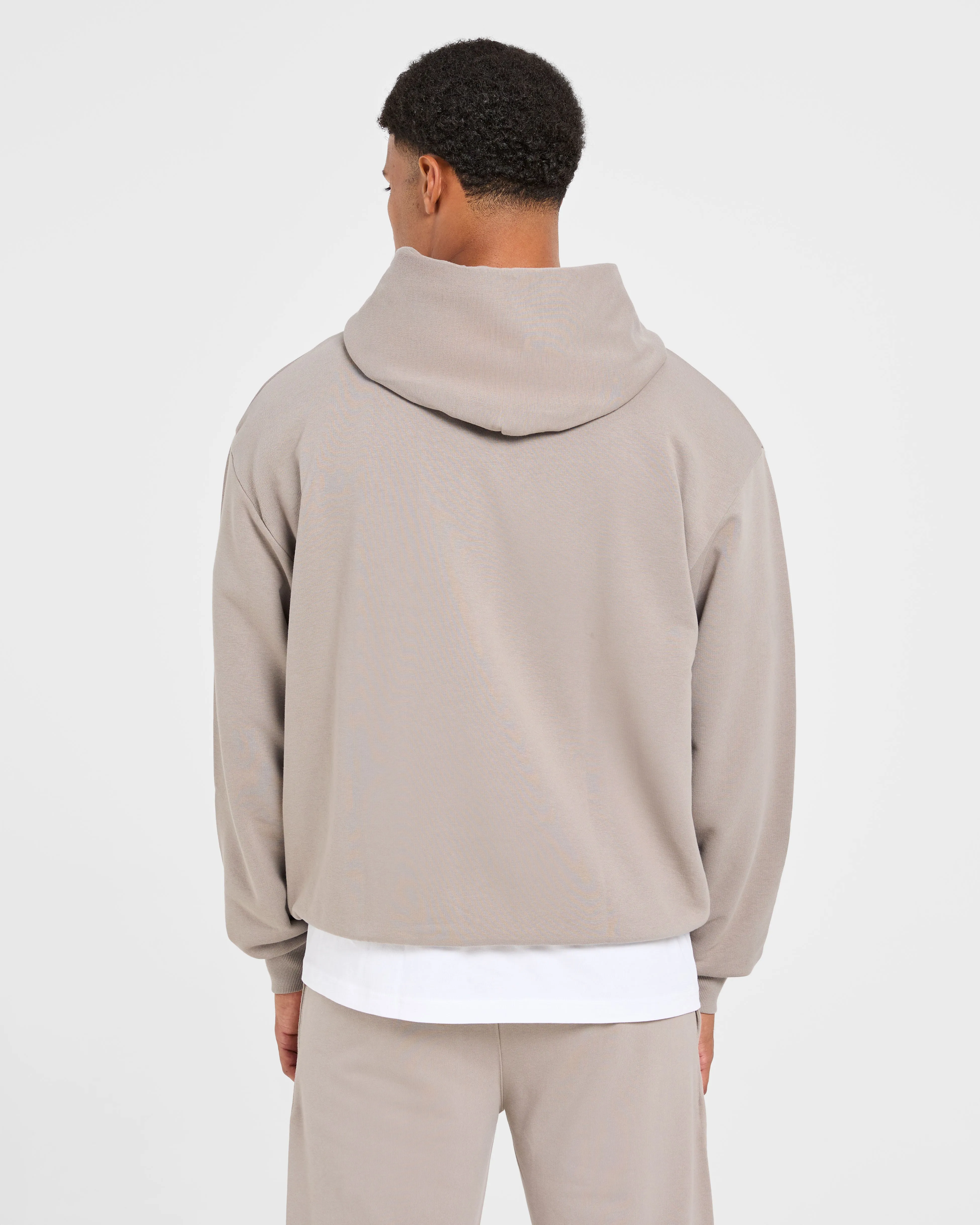Craft Oversized Zip Up Hoodie - Fog sold by AYBL product image thumbnail 2