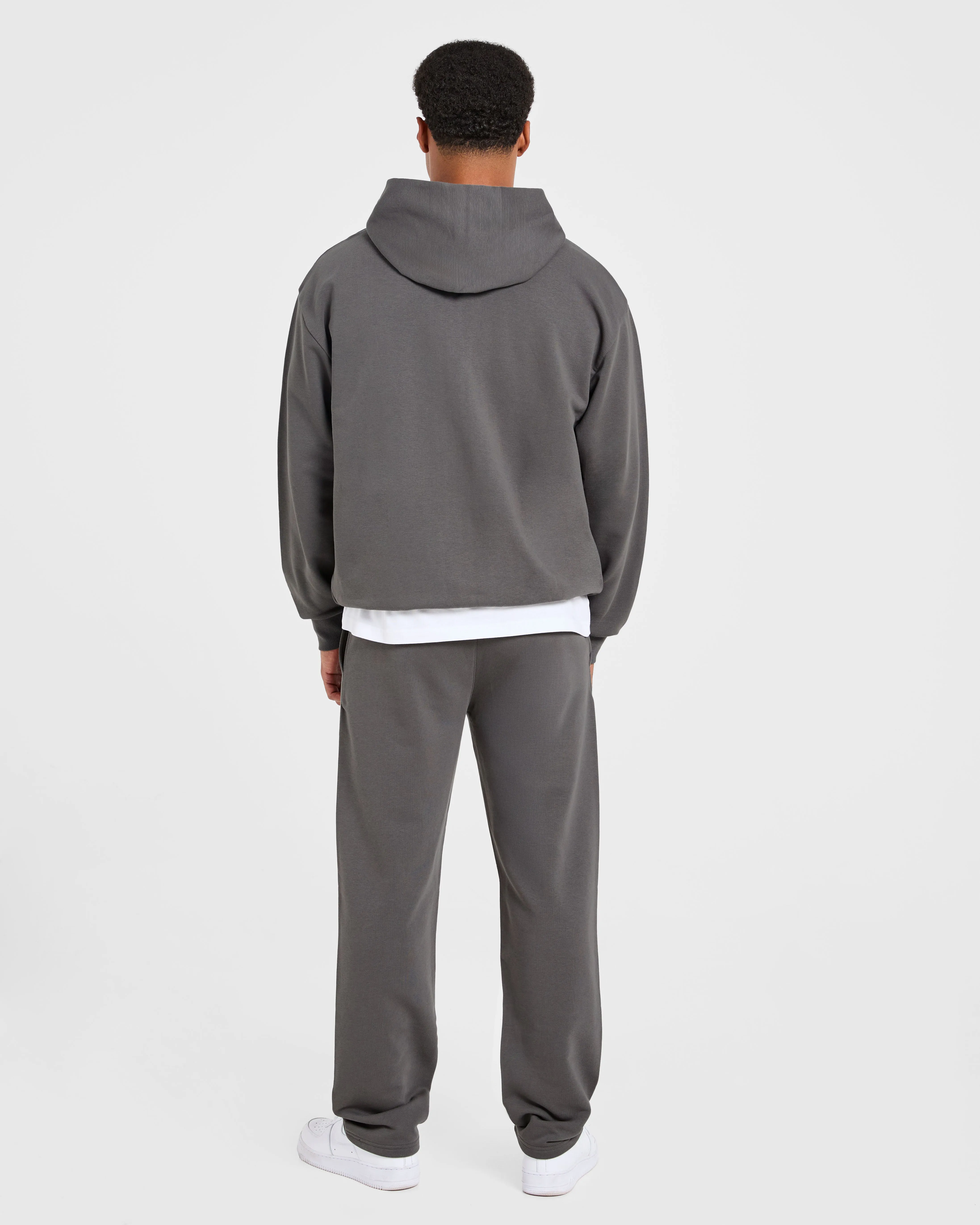 Craft Oversized Zip Up Hoodie - Charcoal sold by AYBL product image thumbnail 4