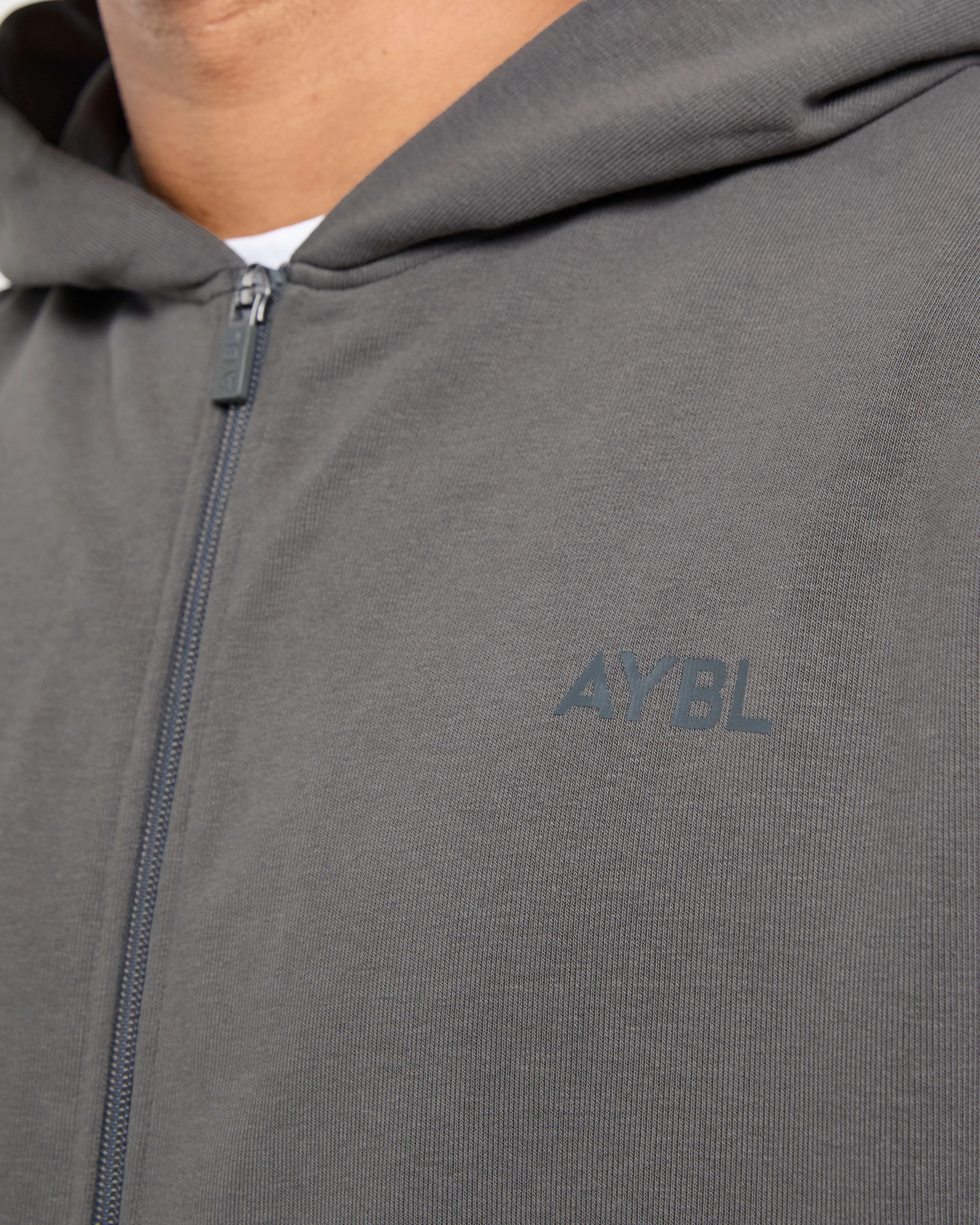Craft Oversized Zip Up Hoodie - Charcoal sold by AYBL product image thumbnail 5