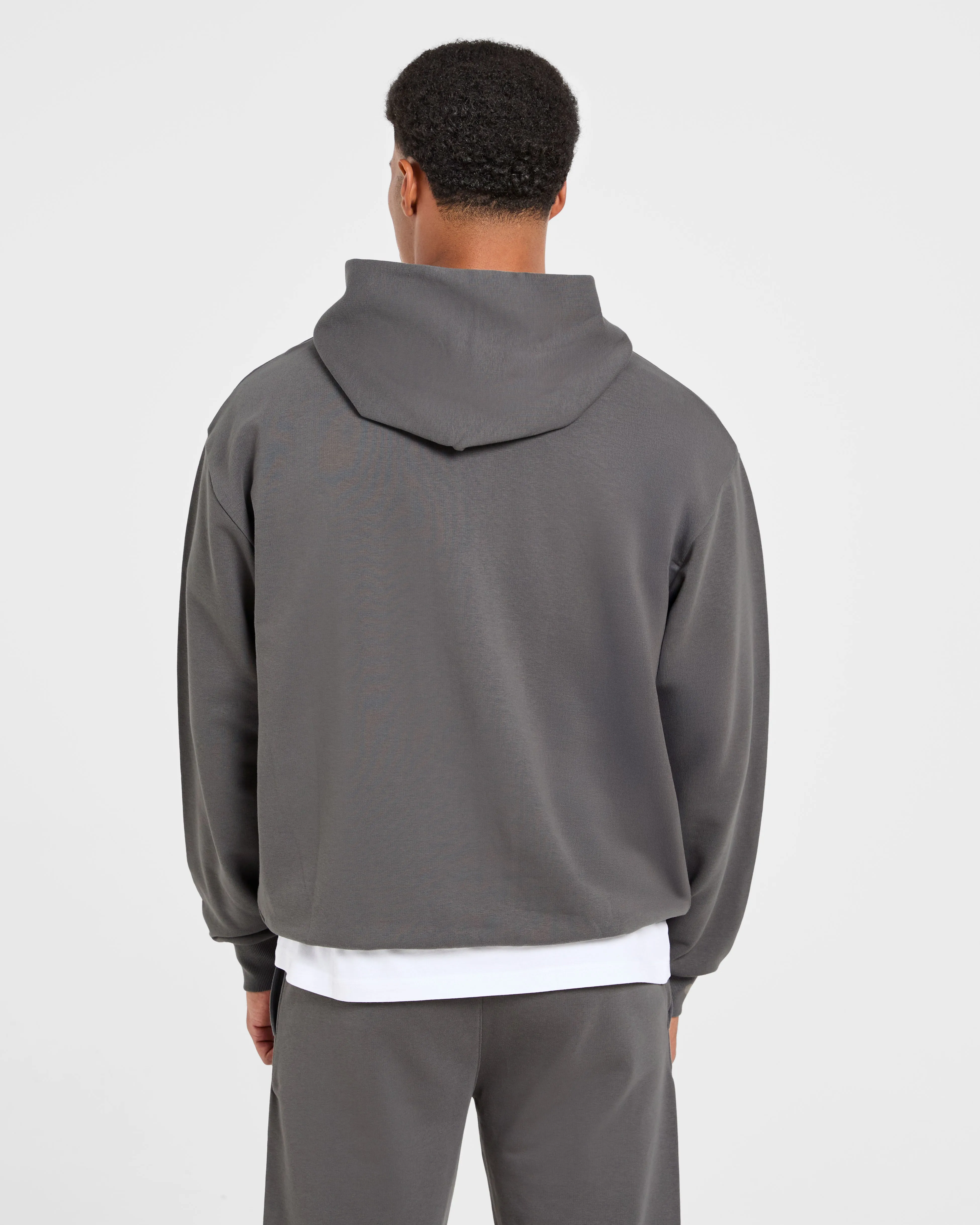 Craft Oversized Zip Up Hoodie - Charcoal sold by AYBL product image thumbnail 2