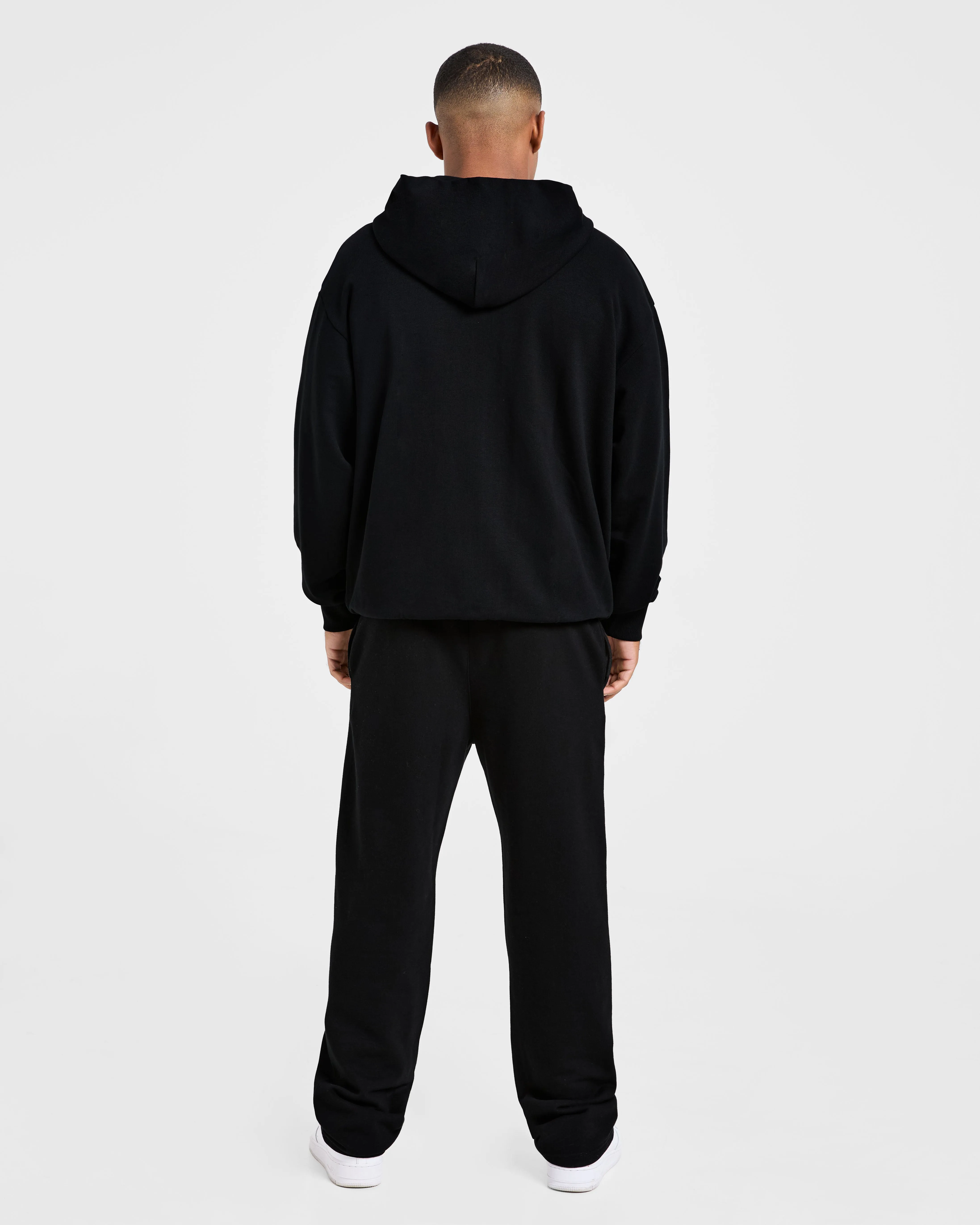 Craft Oversized Zip Up Hoodie - Black sold by AYBL product image thumbnail 4