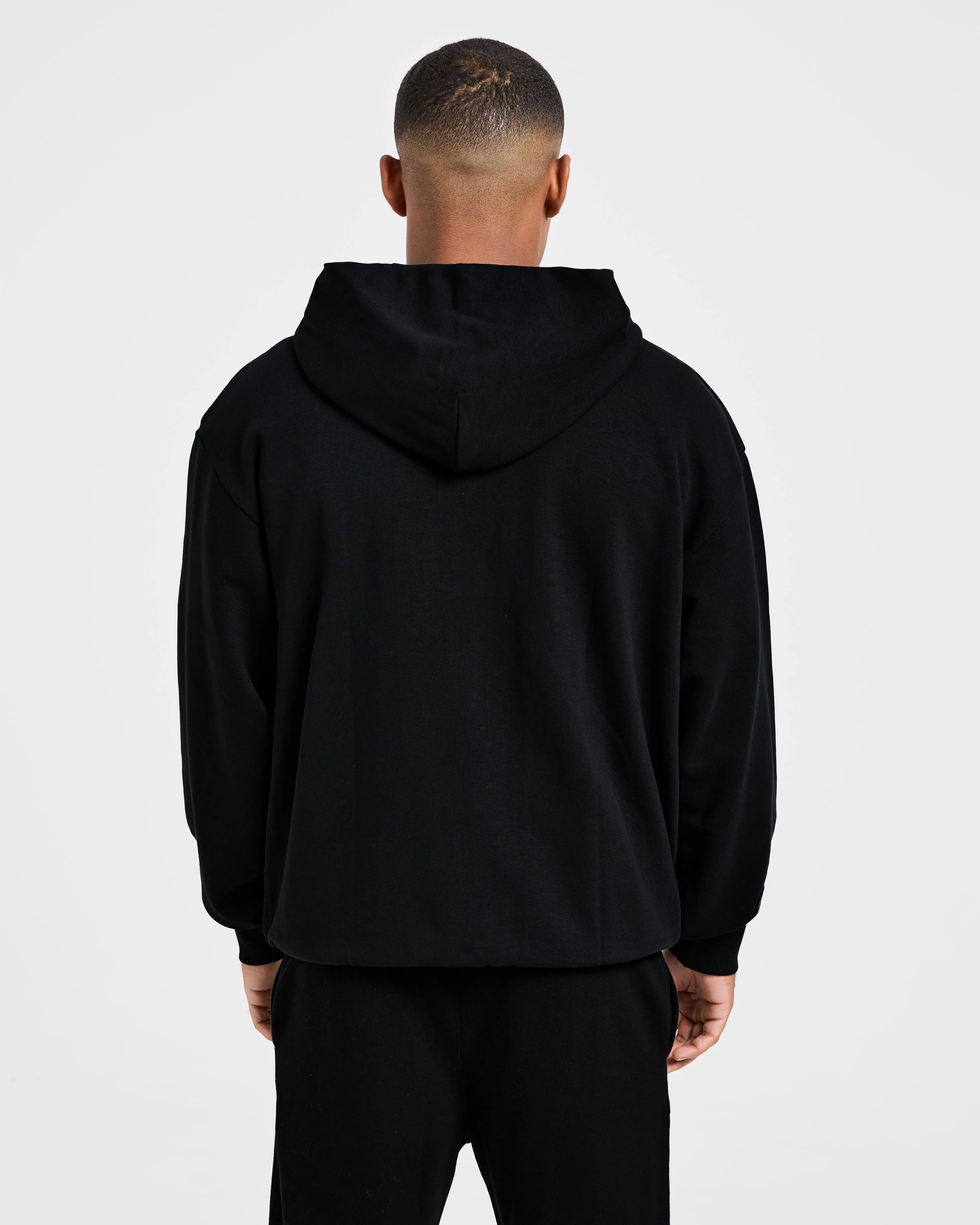 Craft Oversized Zip Up Hoodie - Black sold by AYBL product image thumbnail 2