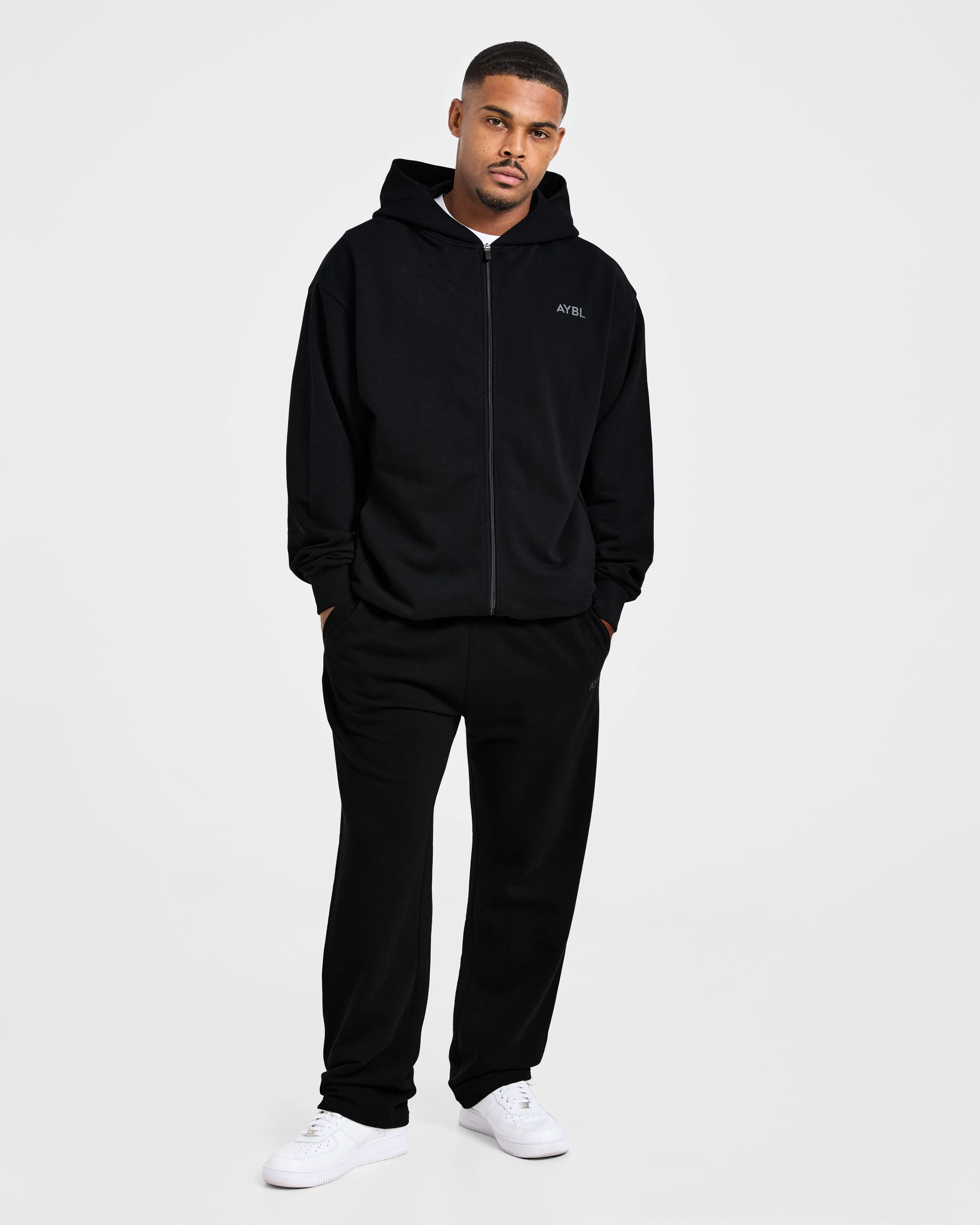 Craft Oversized Zip Up Hoodie - Black sold by AYBL product image thumbnail 3