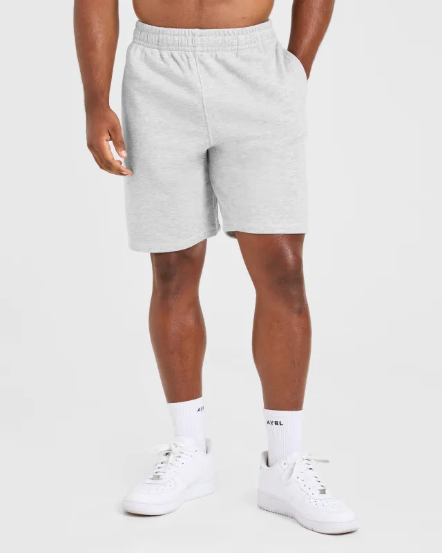 Essential Lightweight 7" Shorts - Grey Marl made by AYBL