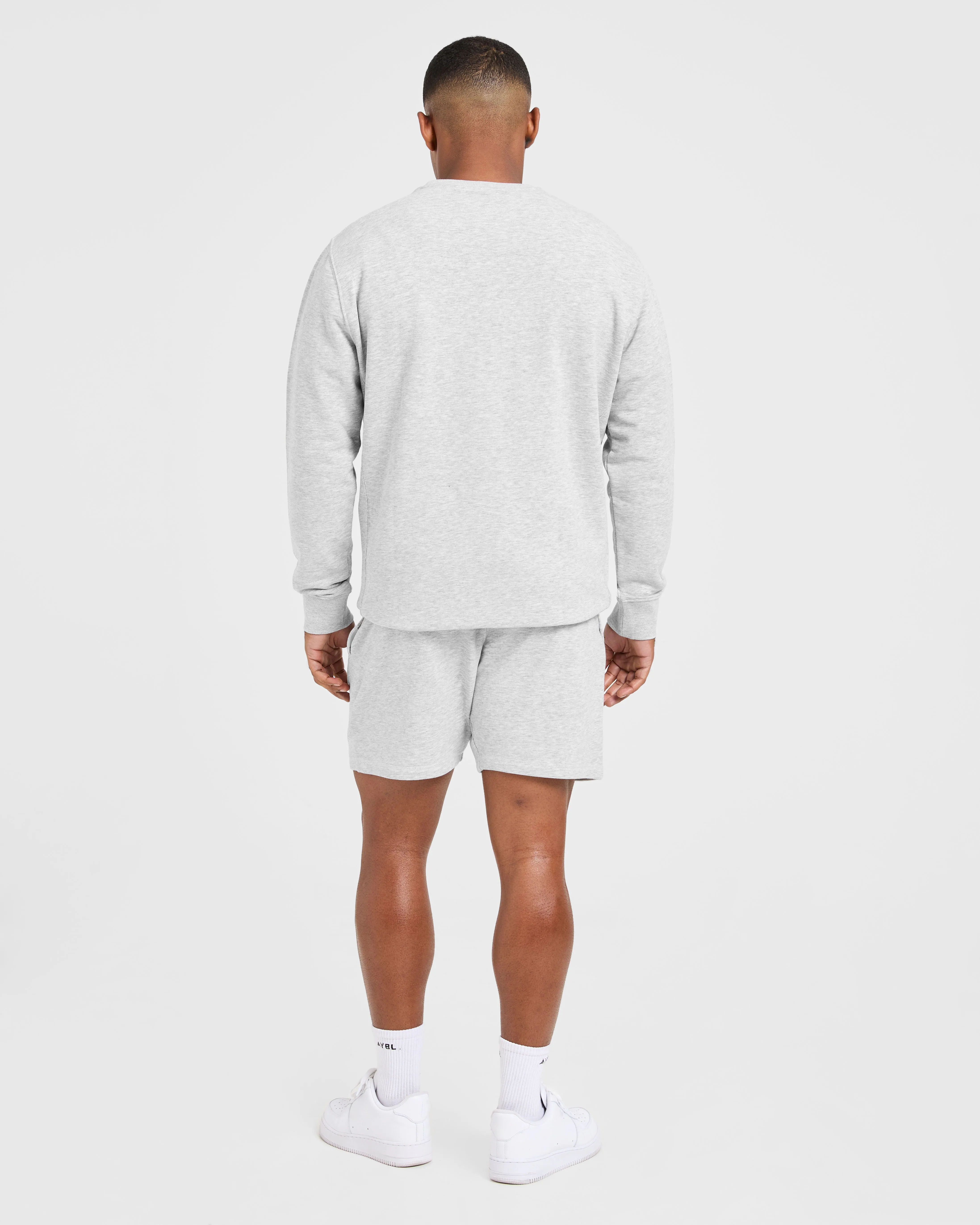 Essential Lightweight Sweater - Grey Marl sold by AYBL product image thumbnail 4