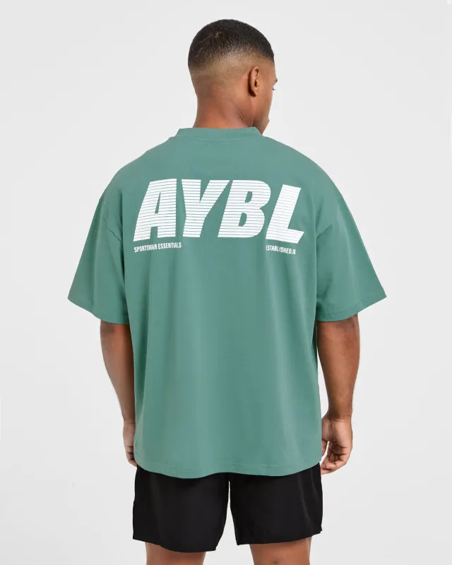 Sportswear Essentials Oversized T Shirt - Ocean Green sold by AYBL