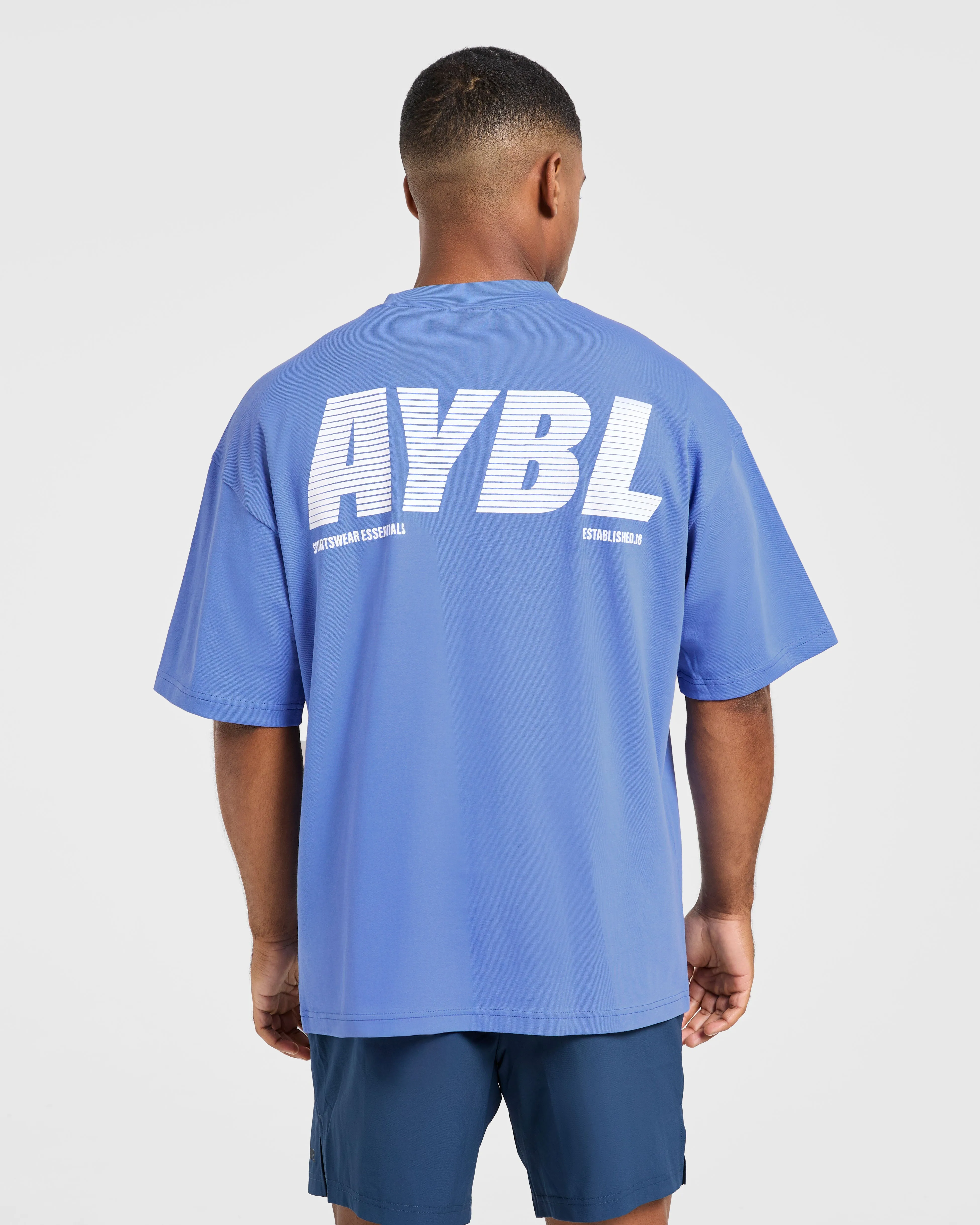 Sportswear Essentials Oversized T Shirt - Indigo Blue sold by AYBL