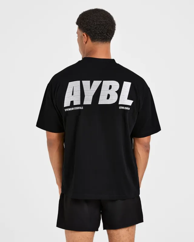 Sportswear Essentials Oversized T Shirt - Black sold by AYBL
