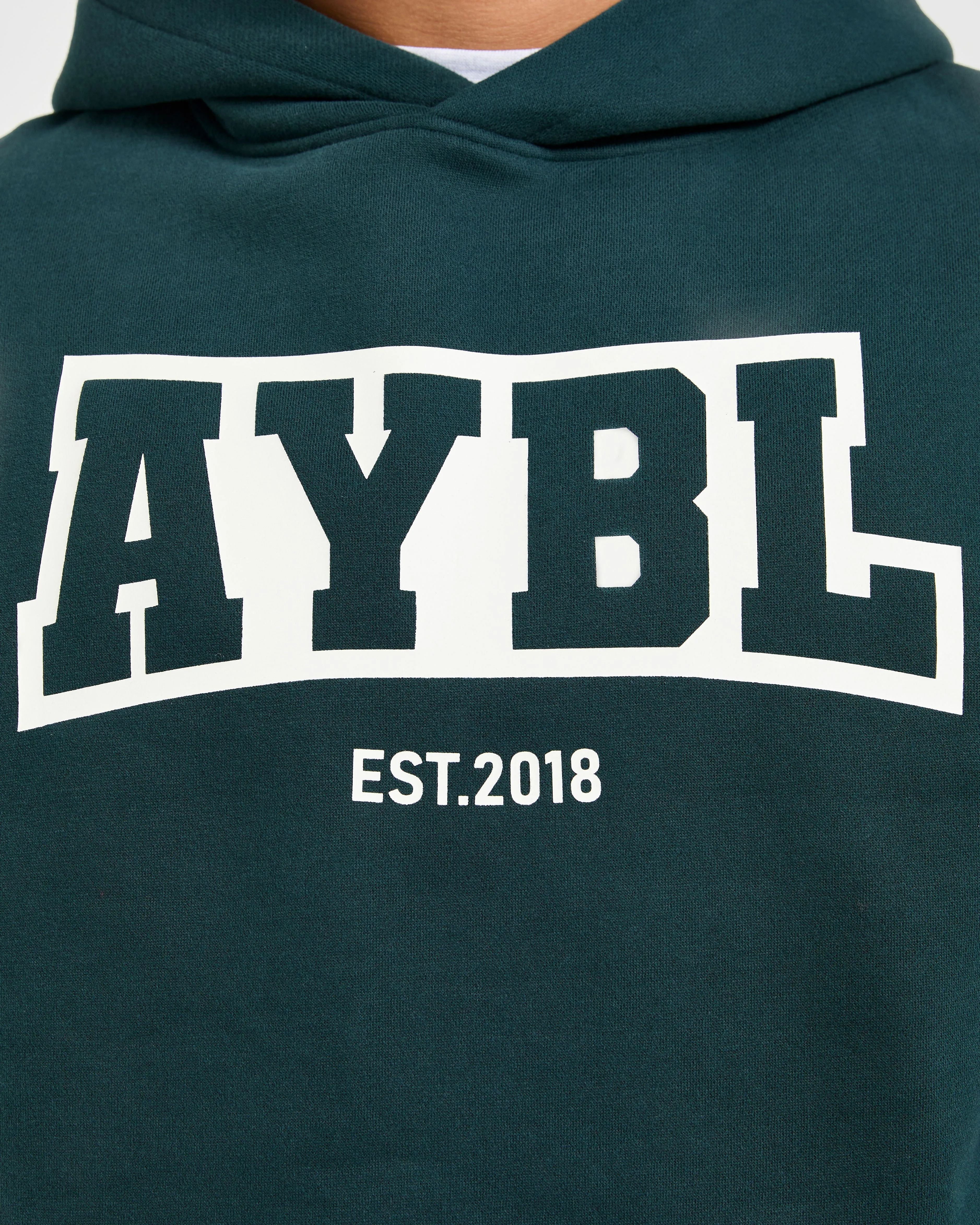 Academy Oversized Hoodie - Pine Green sold by AYBL product image thumbnail 5
