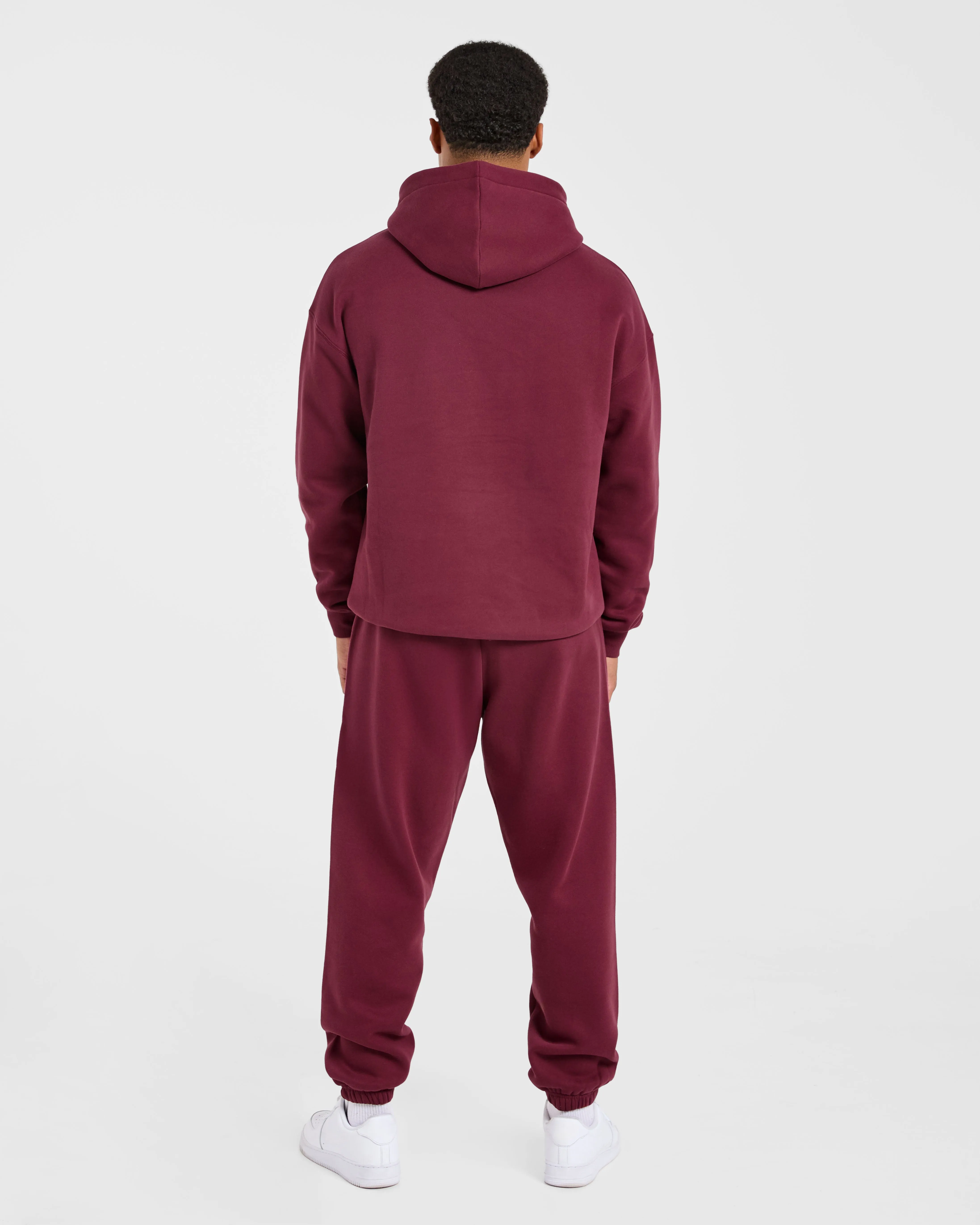 Academy Oversized Hoodie - Burgundy sold by AYBL product image thumbnail 4