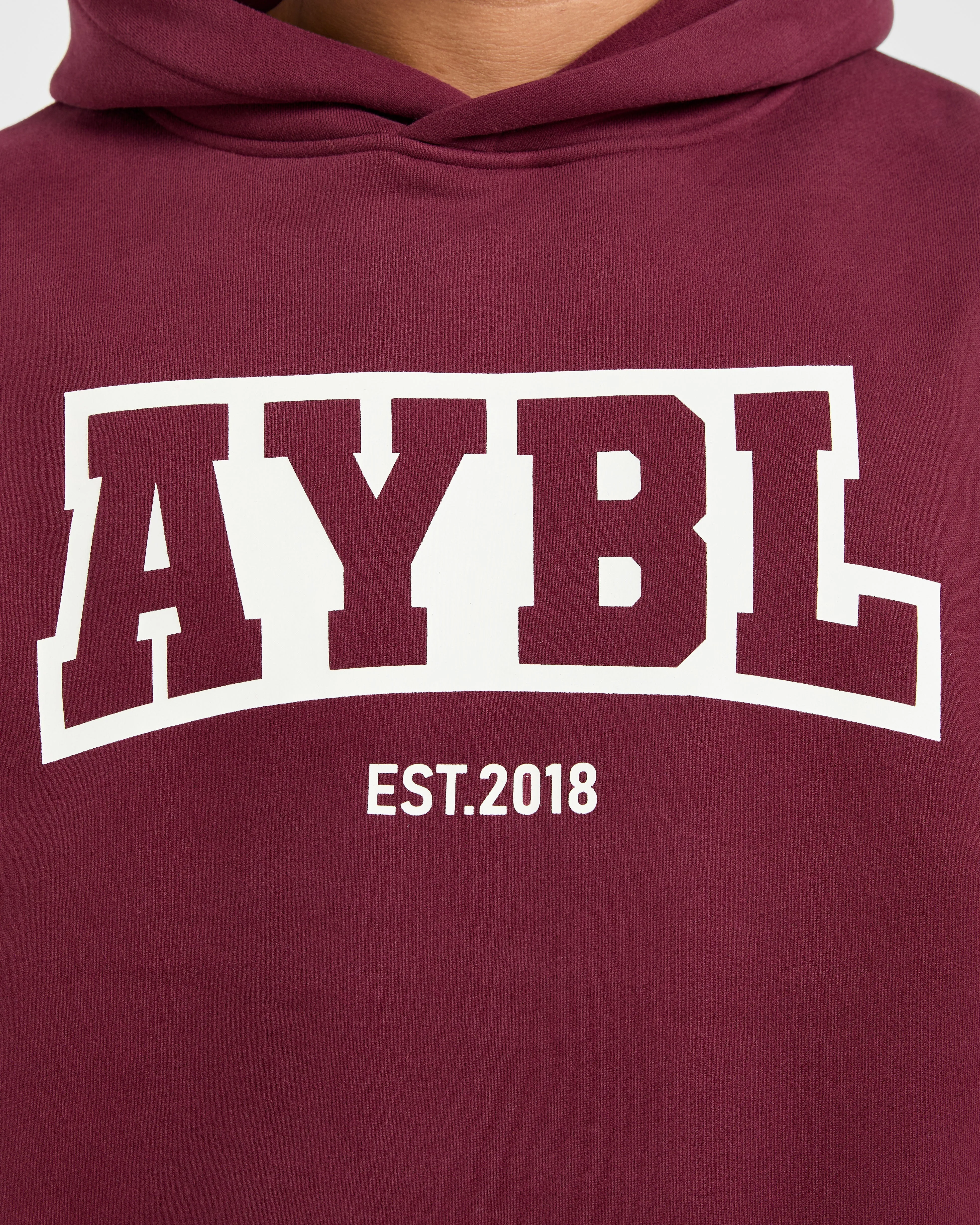 Academy Oversized Hoodie - Burgundy sold by AYBL product image thumbnail 5