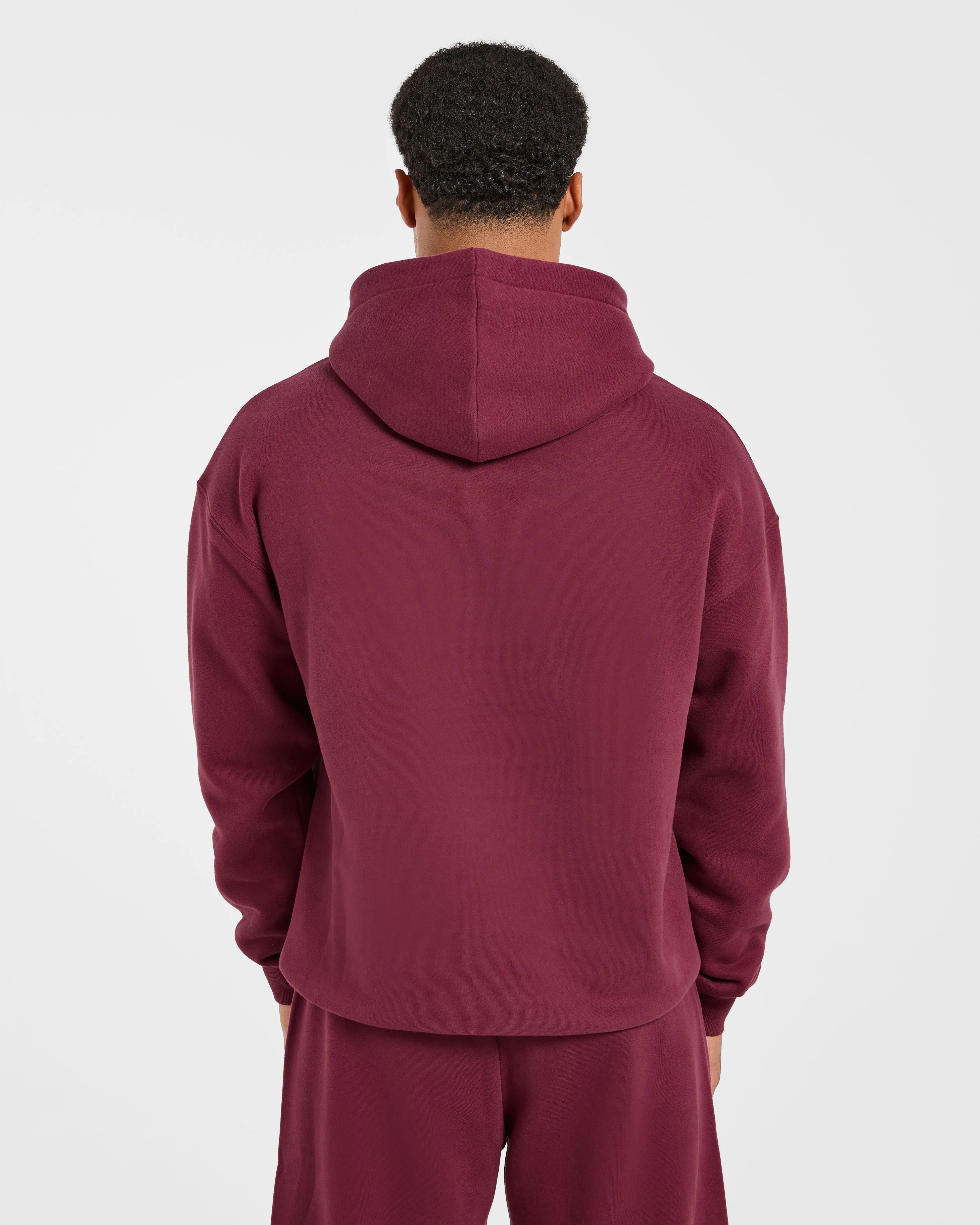 Academy Oversized Hoodie - Burgundy sold by AYBL product image thumbnail 2