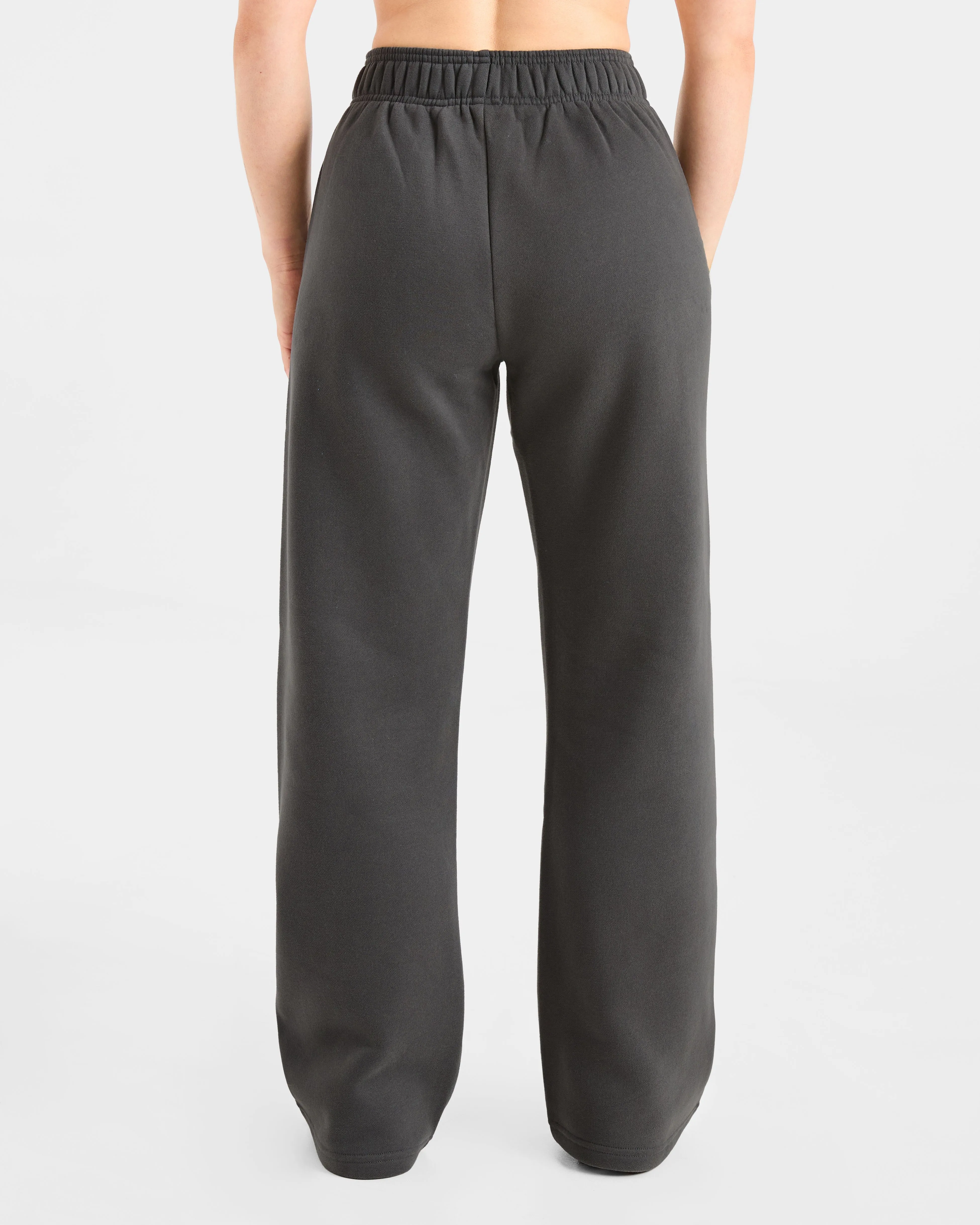 AYBL Sports Club Oversized Straight Leg Joggers - Charcoal/Yellow sold by AYBL product image thumbnail 2