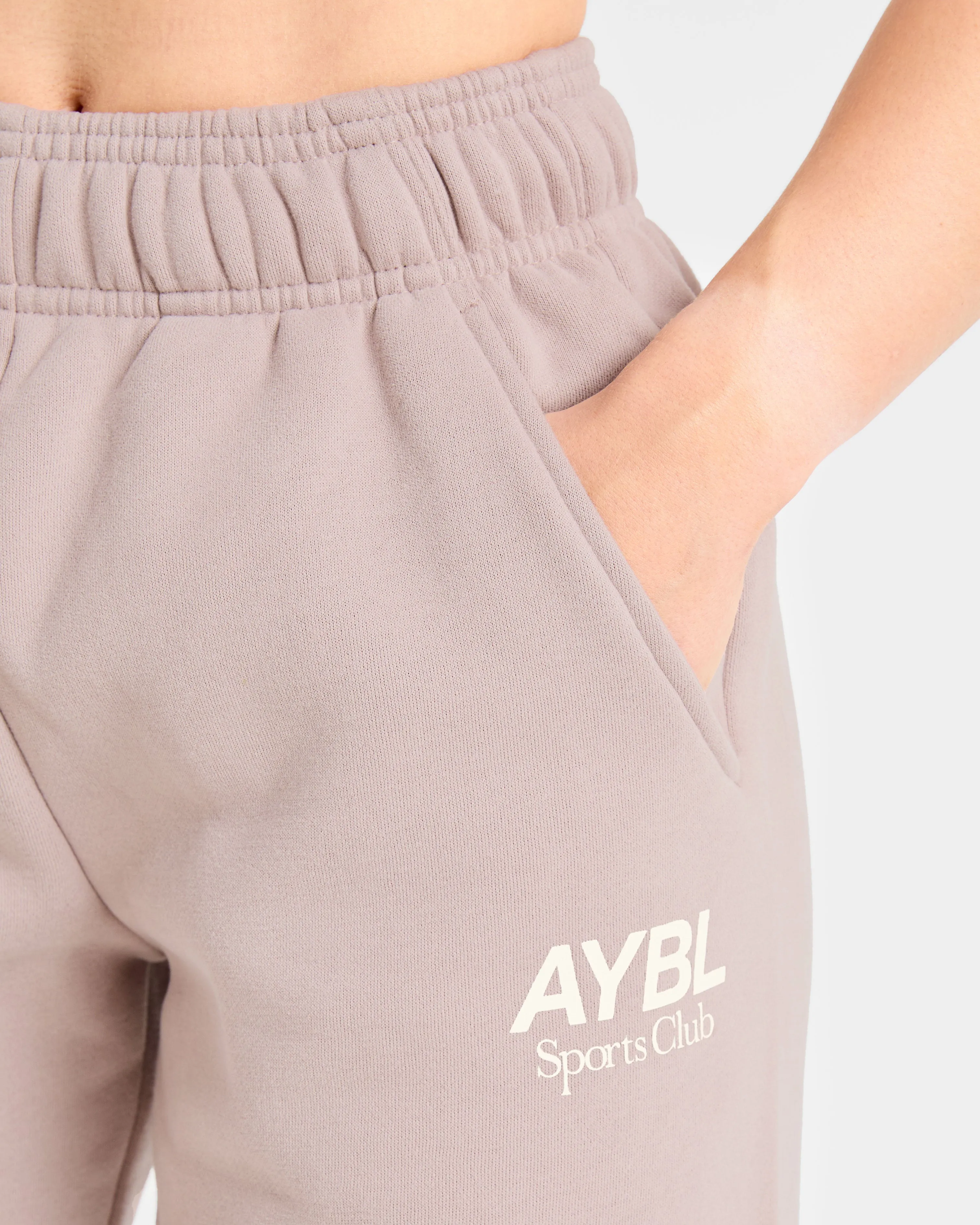 AYBL Sports Club Oversized Straight Leg Joggers - Mink Pink sold by AYBL product image thumbnail 5