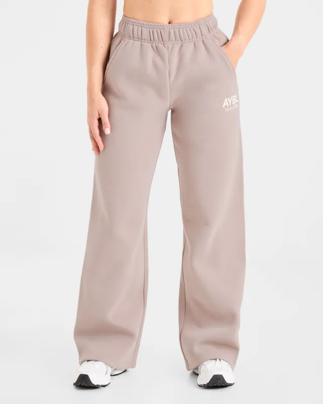 AYBL Sports Club Oversized Straight Leg Joggers - Mink Pink sold by AYBL