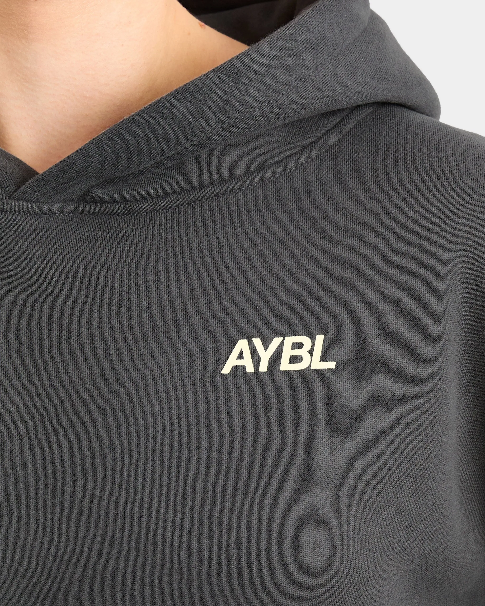 AYBL Sports Club Oversized Hoodie - Charcoal/Yellow sold by AYBL product image thumbnail 5