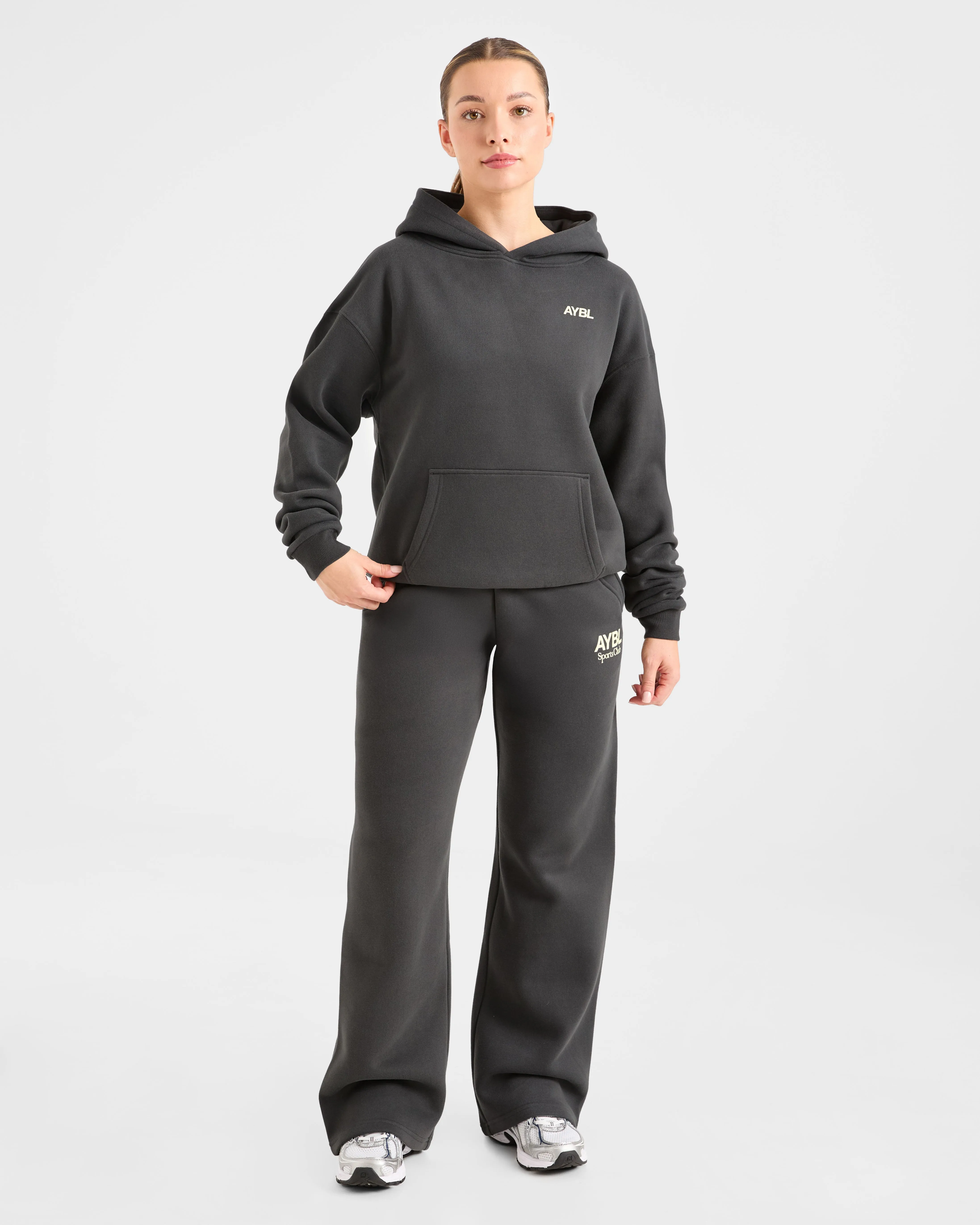 AYBL Sports Club Oversized Hoodie - Charcoal/Yellow sold by AYBL product image thumbnail 3