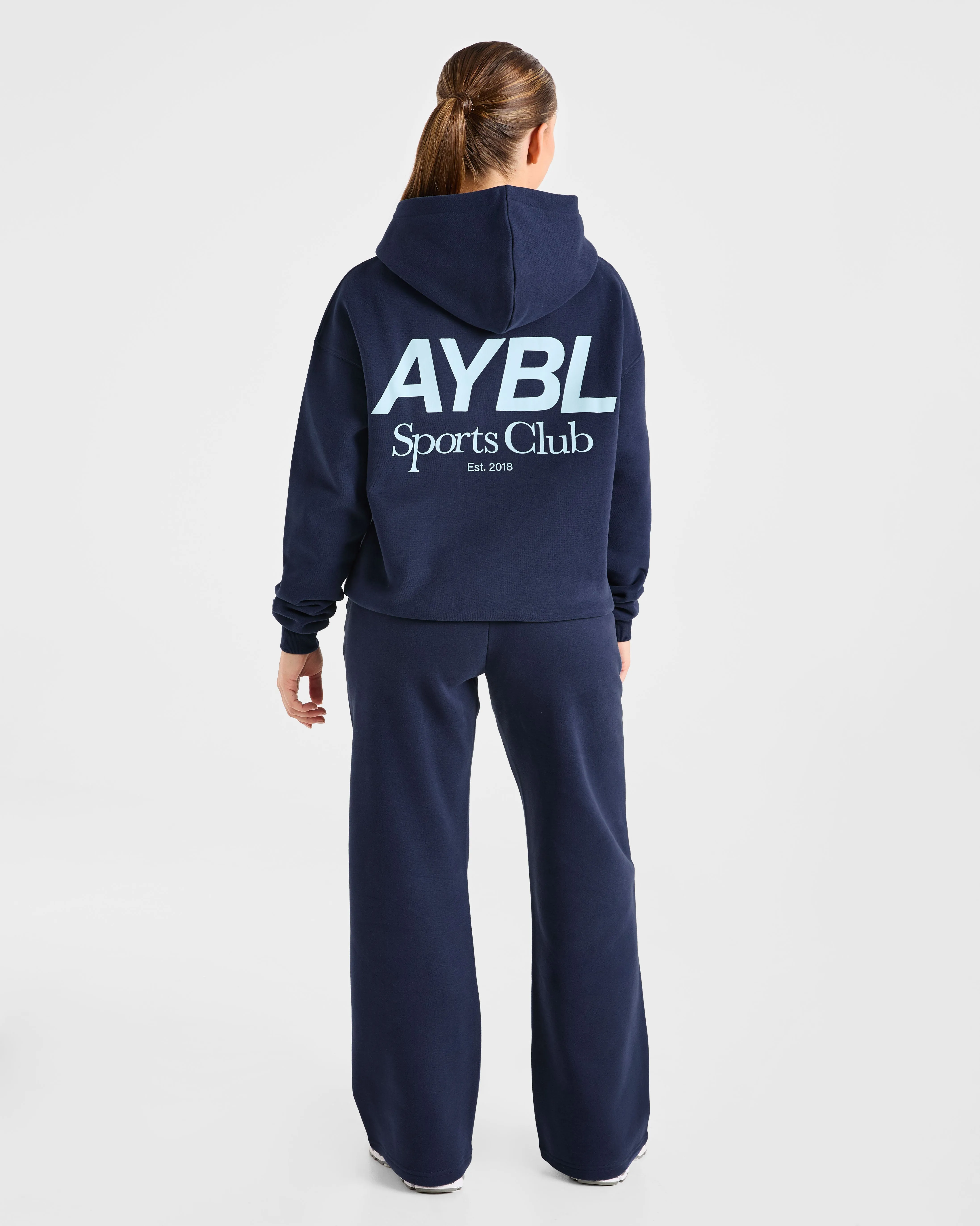 AYBL Sports Club Oversized Hoodie - Navy/Blue sold by AYBL product image thumbnail 4