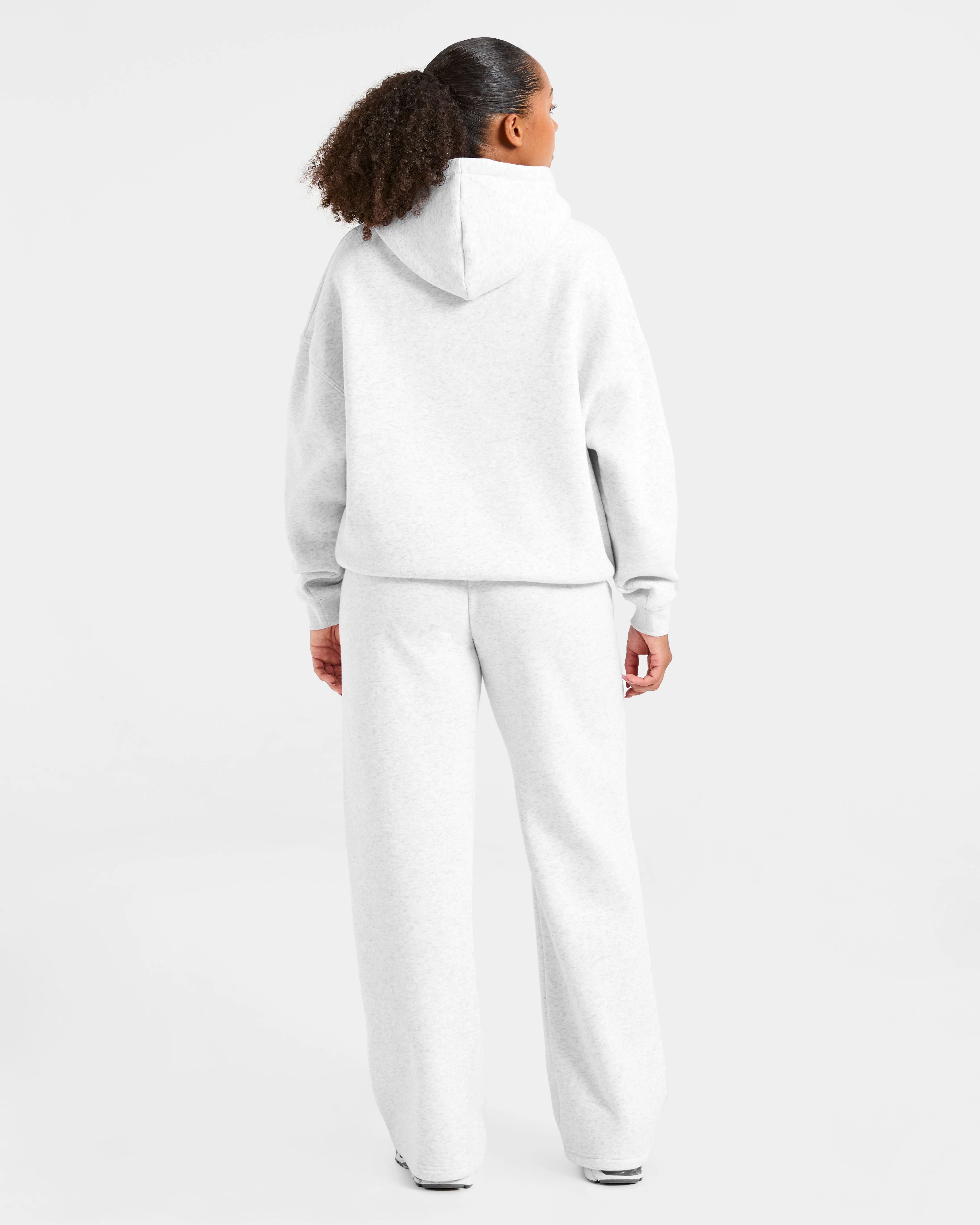Classic Plush Oversized Straight Leg Joggers - Heather Grey sold by AYBL product image thumbnail 4