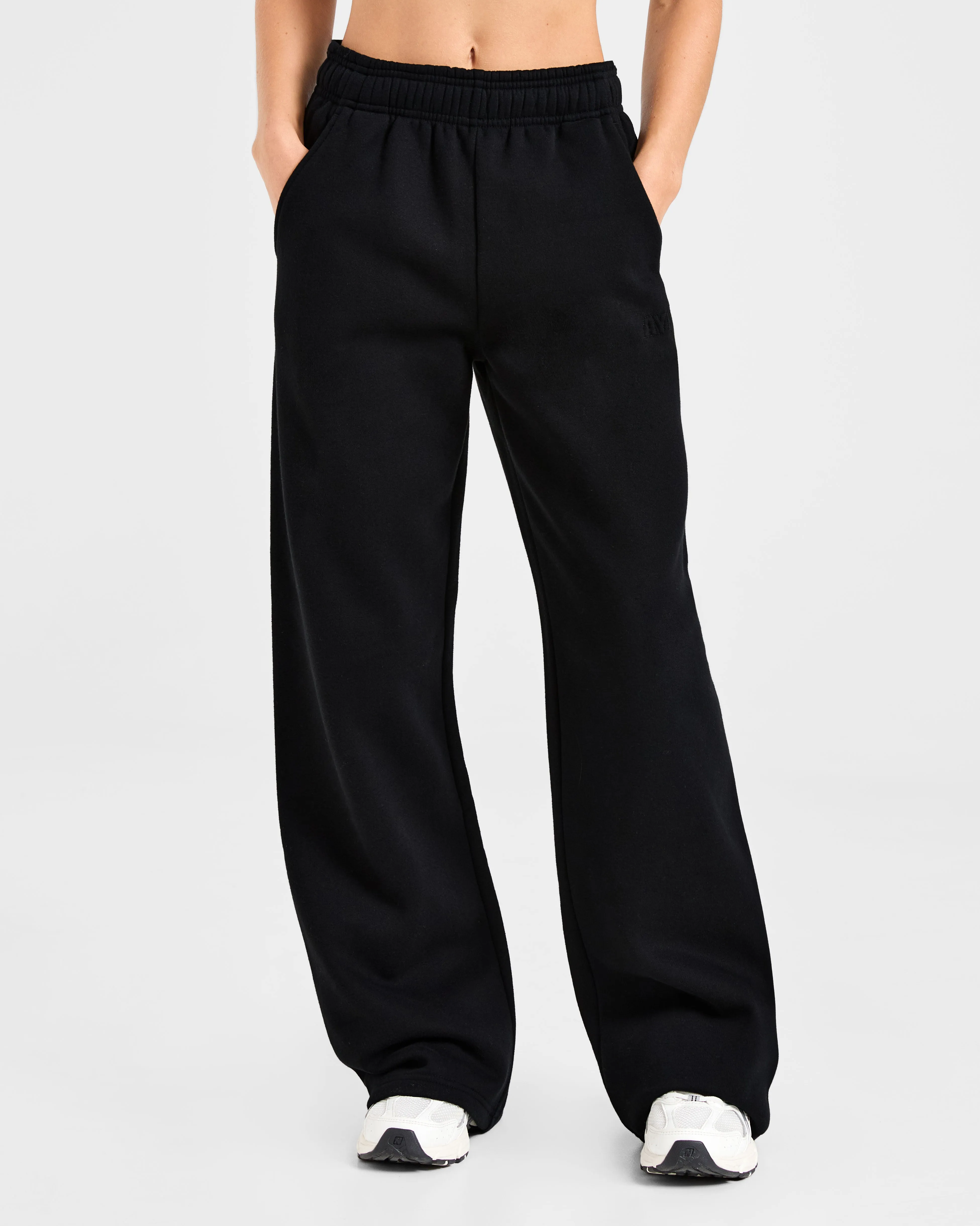 Classic Plush Oversized Straight Leg Joggers - Black sold by AYBL